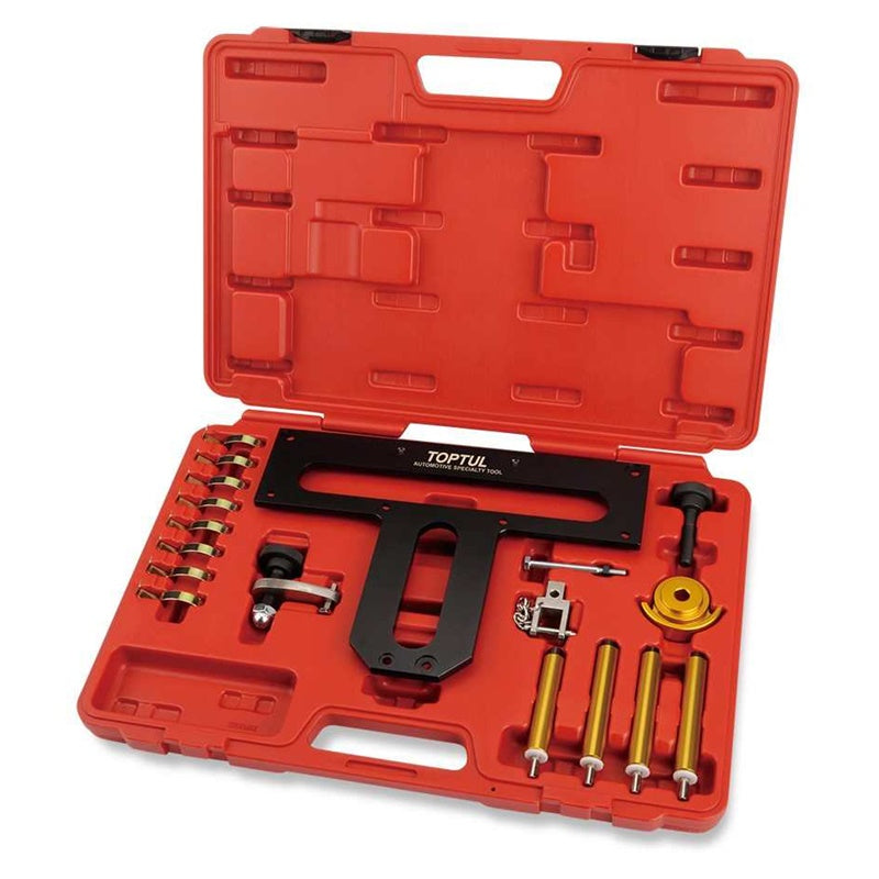 Serie Utensili Fasatura Motore BMW 18 Pz Marca Toptul BIBA-RICAMBI