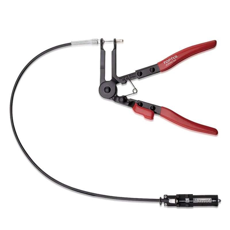 Pinza Automatica Con Prolunga per Anelli Stringitubo Marca Toptul BIBA-RICAMBI