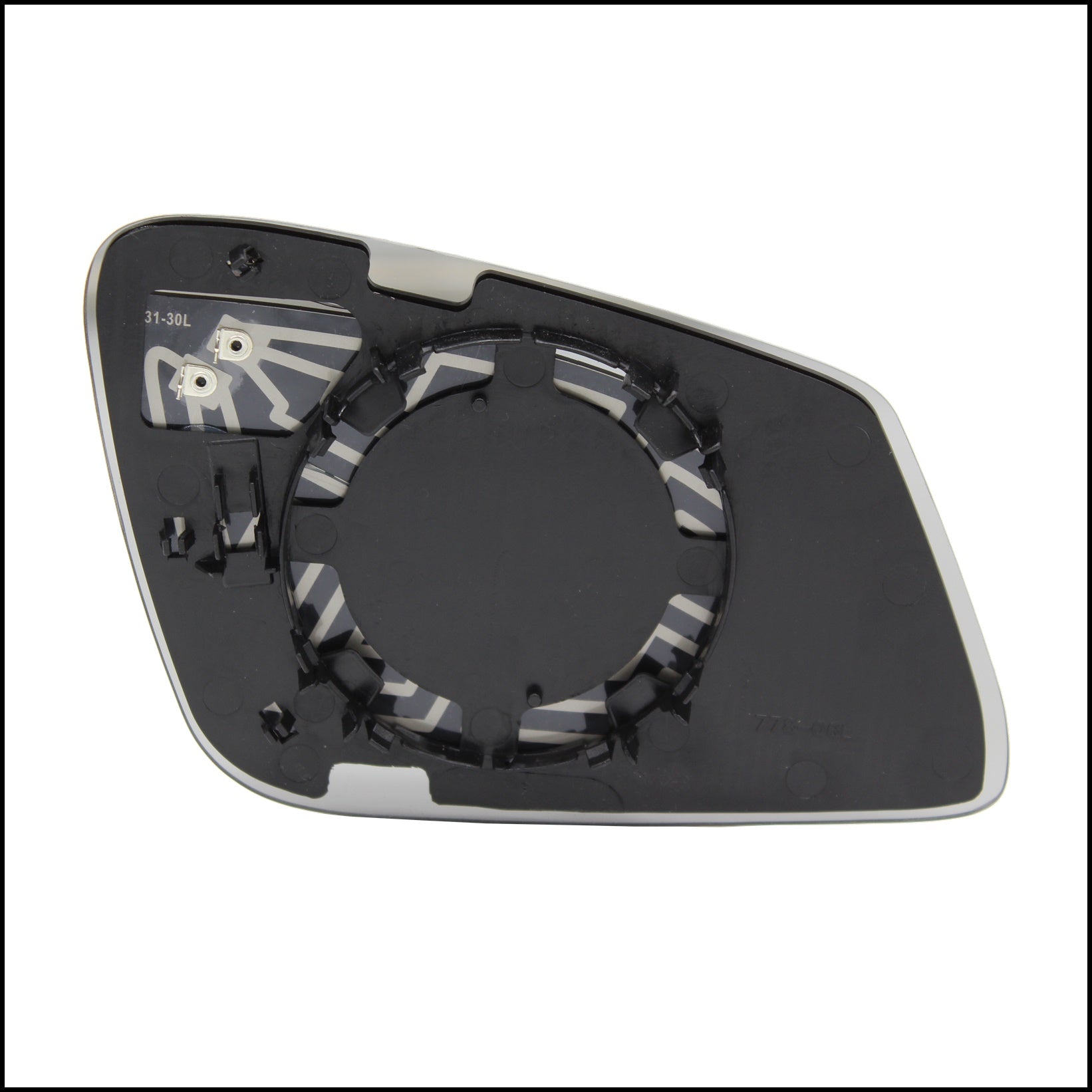 Piastra Specchio Retrovisore Termico Asferico Lato Sx-Guidatore Per Bmw Serie 1 (F20,F21) dal 2010> BIBA-RICAMBI