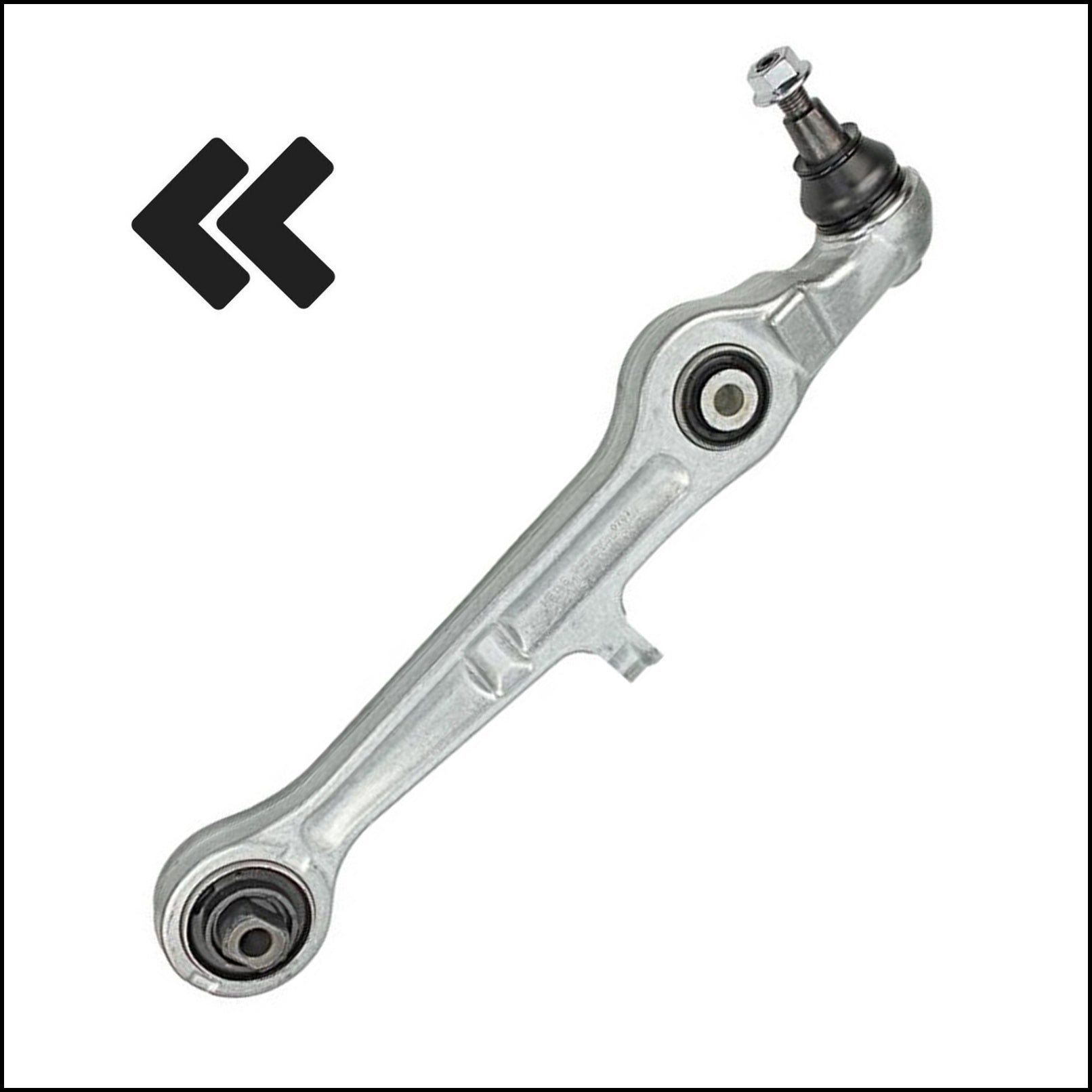 C. Braccio Sospensione Anteriore Inferiore Lato Sx-Guidatore art.03018910 BIBA-RICAMBI