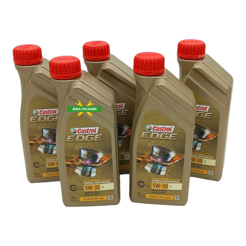 Castrol Tagliando Compatibile Per Audi A3 (8P) 1.8 TFSI 118KW-160CV BIBA-RICAMBI