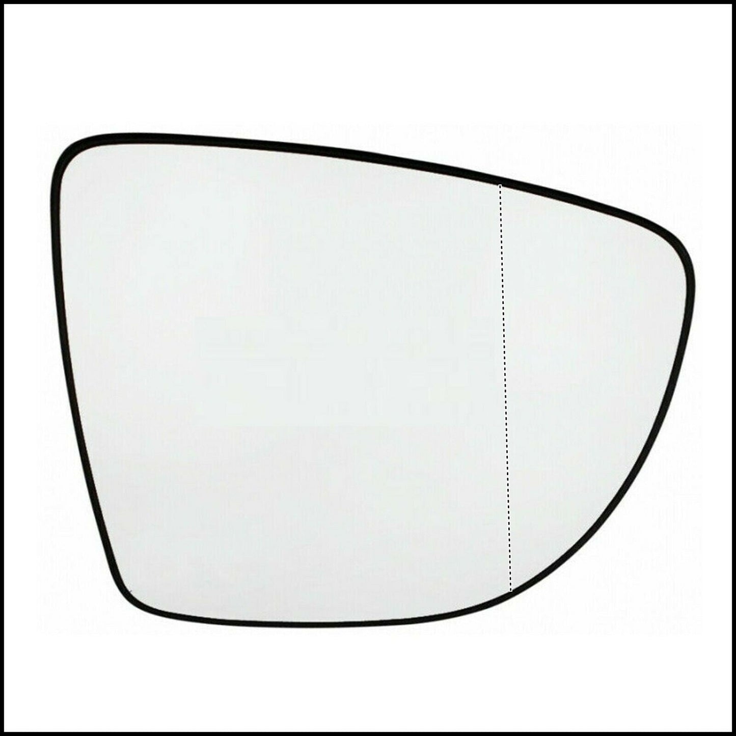 Piastra Specchio Retrovisore Asferico Termico Lato Dx-Passeggero Renault Clio IV (BH) dal 2012> BIBA-RICAMBI
