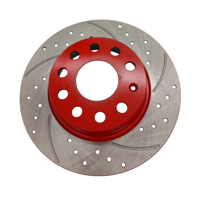 Dischi Freno Posteriori Forati Baffati Ø 232 Per Volkswagen Bora SW (1J6) dal 1999> MASTER-SPORT