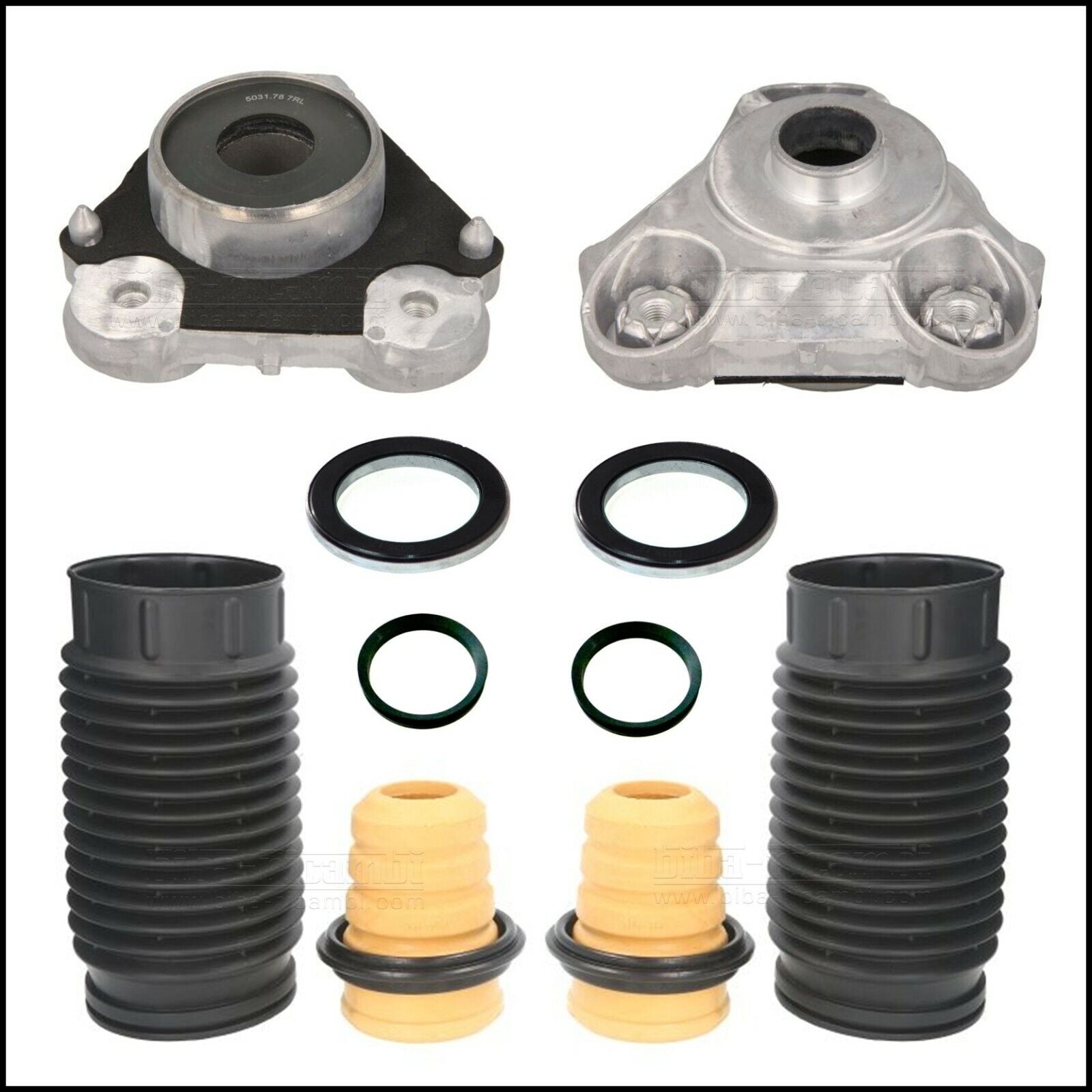 Kit Ripara Ammortizzatori Anteriori Compatibile Per Fiat Ducato III dal 2006-2013 BIBA-RICAMBI