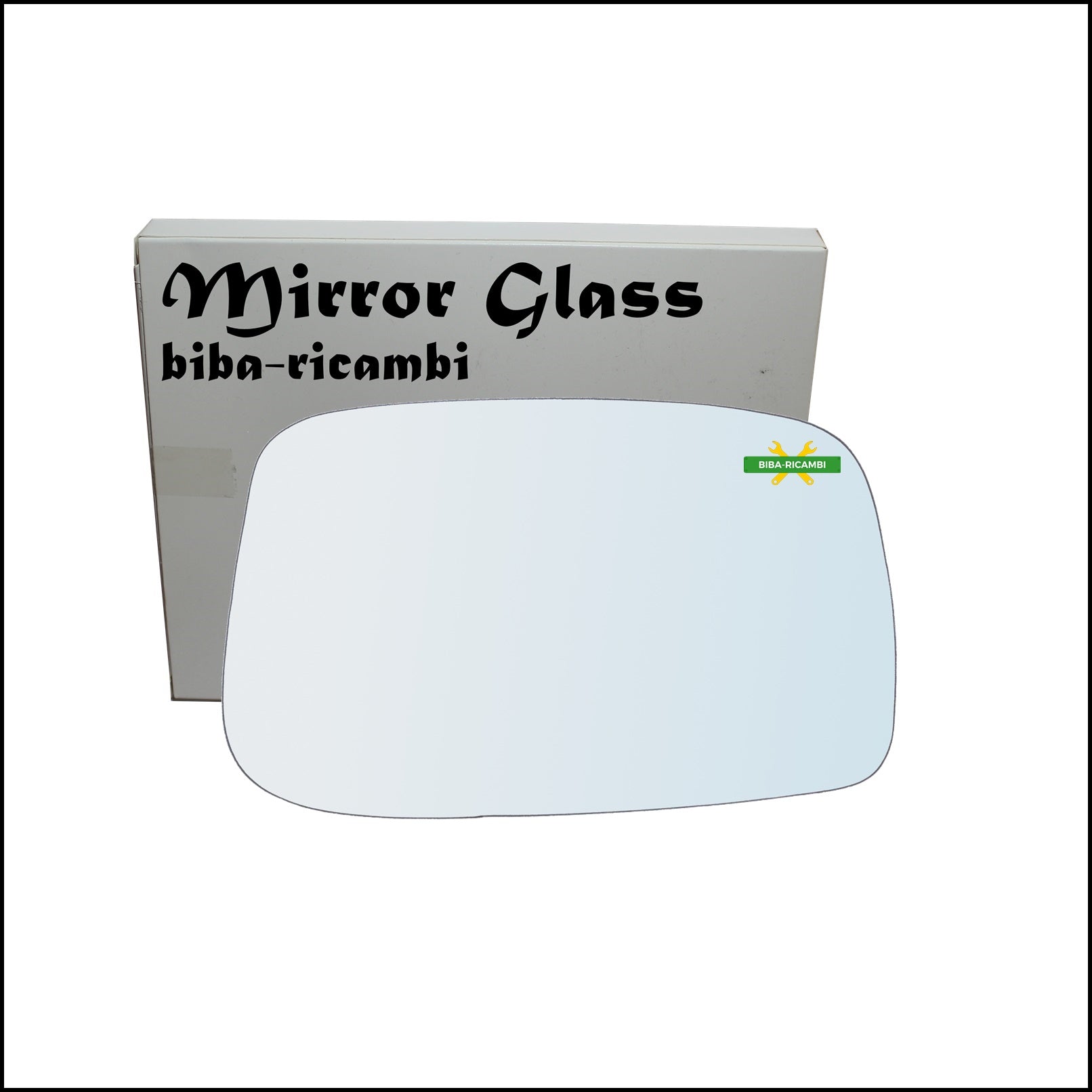 Vetro Specchio Retrovisore Cromato Lato Dx-Passeggero Per Peugeot 807 (E) dal 2002-2008 BIBA-RICAMBI