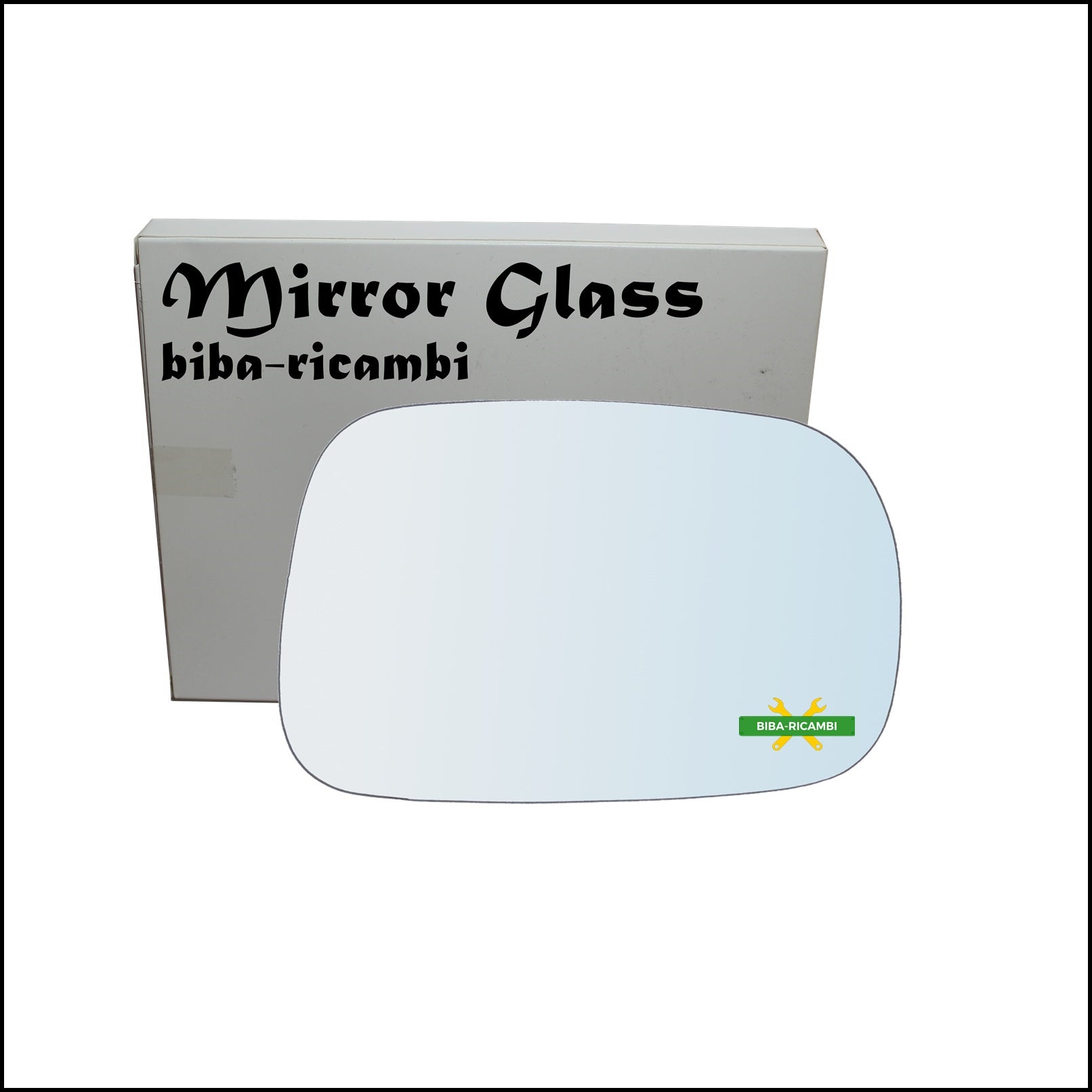 Vetro Specchio Retrovisore Cromato Lato Dx-Passeggero Per Suzuki Ignis II (MH) solo dal 2003-2008 BIBA-RICAMBI
