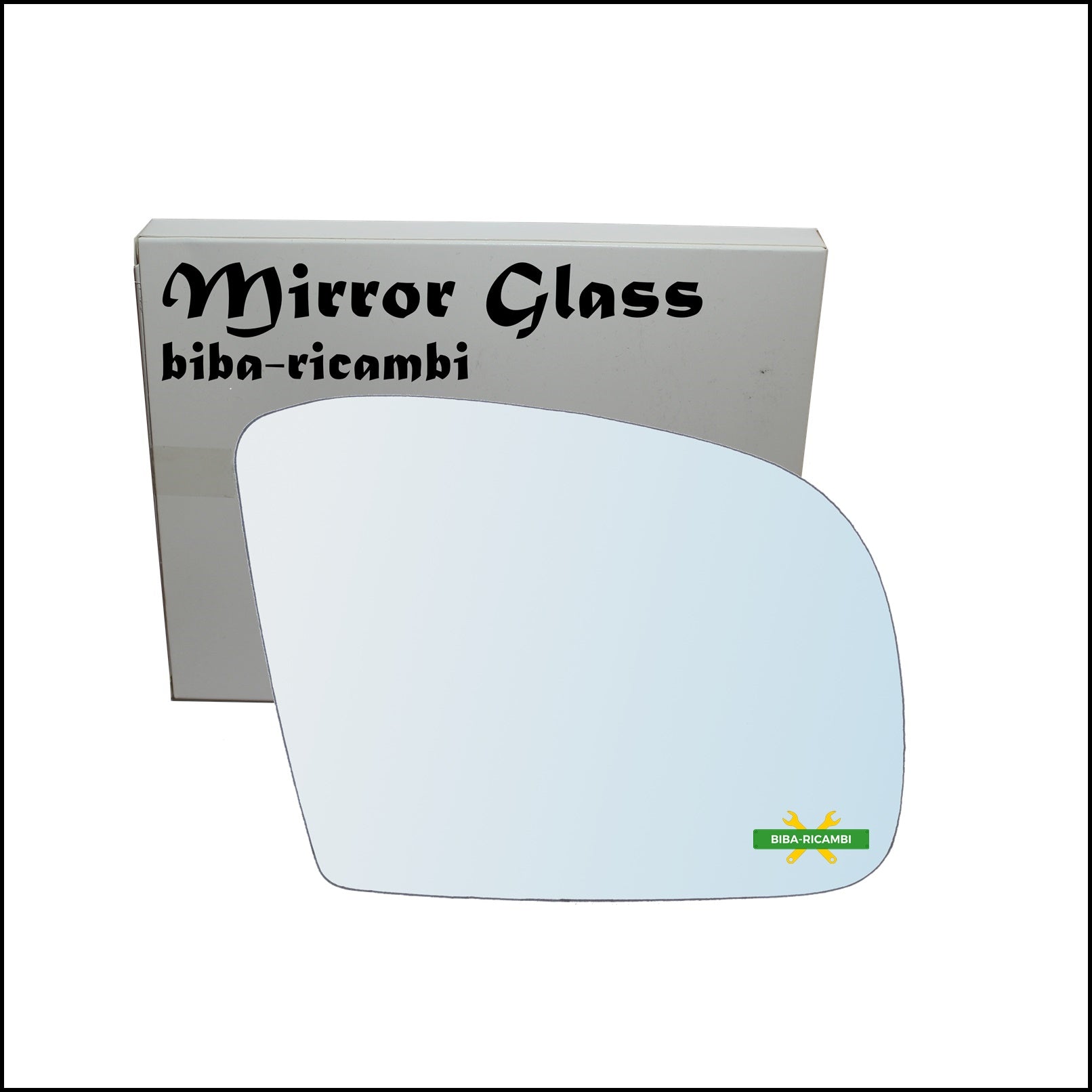 Vetro Specchio Retrovisore Cromato Lato Dx-Passeggero Per Mercedes Classe M II (W164) solo dal 2005-2009 BIBA-RICAMBI