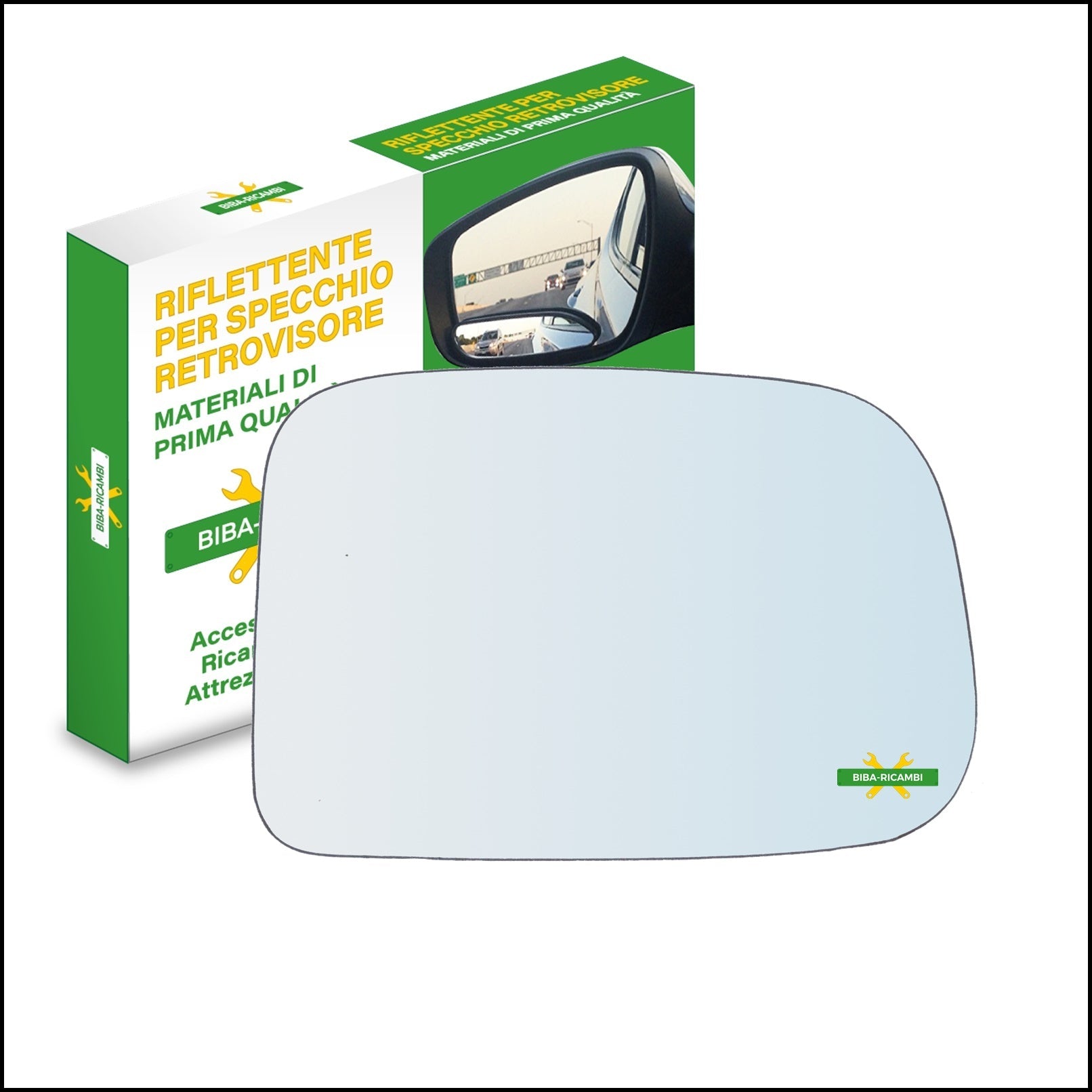 Vetro Specchio Retrovisore Lato Dx-Passeggero Per Volkswagen Taro dal 1994-2001 BIBA-RICAMBI