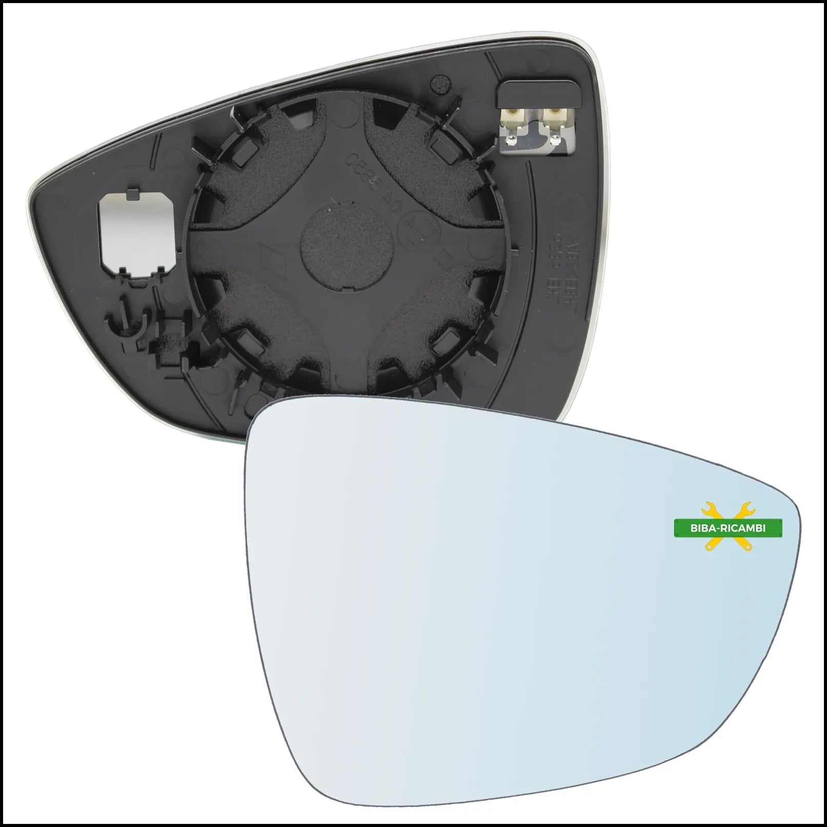 Piastra Specchio Retrovisore Termica Lato Dx-Passeggero Per Ford Focus IV dal 2018> BIBA-RICAMBI