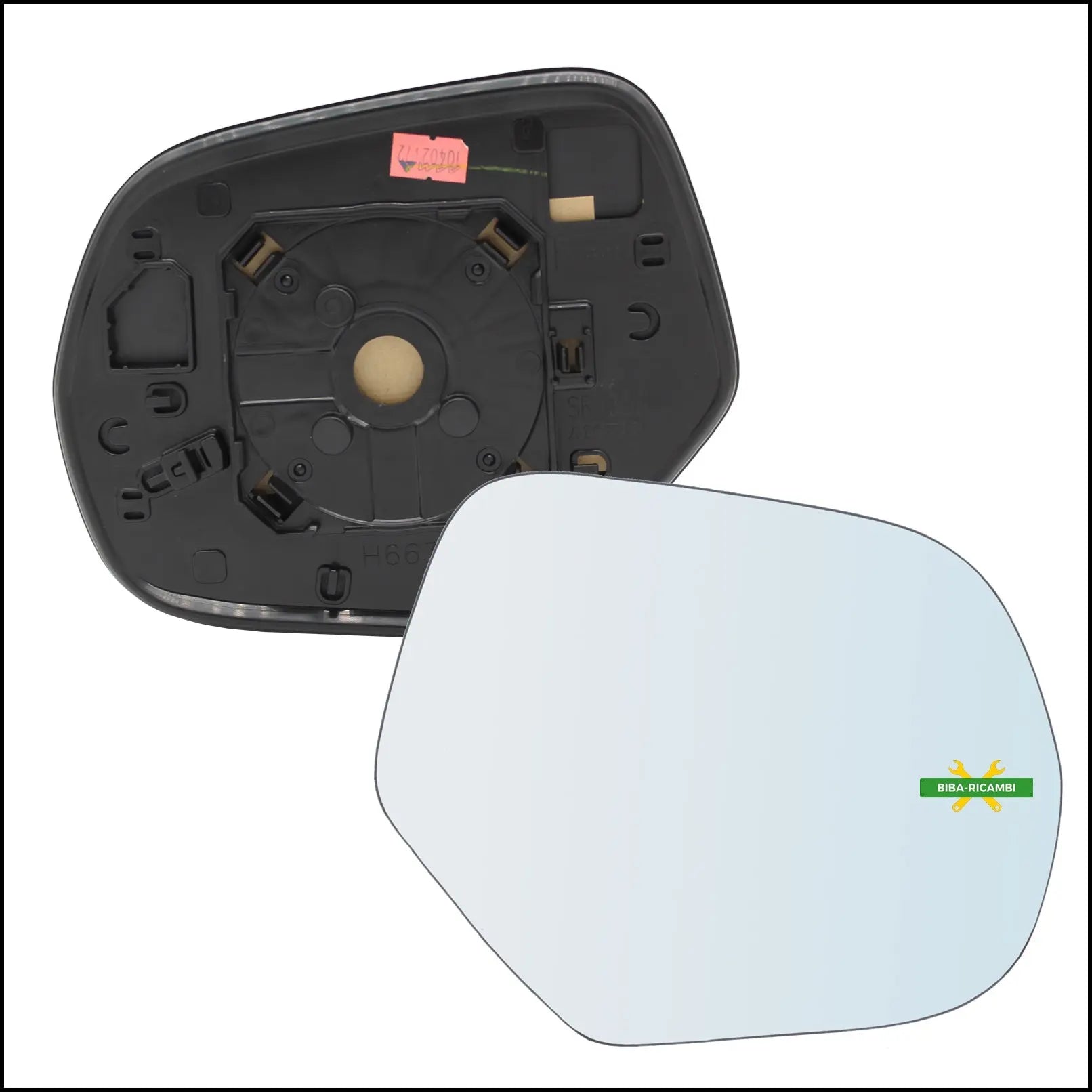 Piastra Specchio Retrovisore Lato Dx-Passeggero Per Mitsubishi L200 dal 2019> BIBA-RICAMBI
