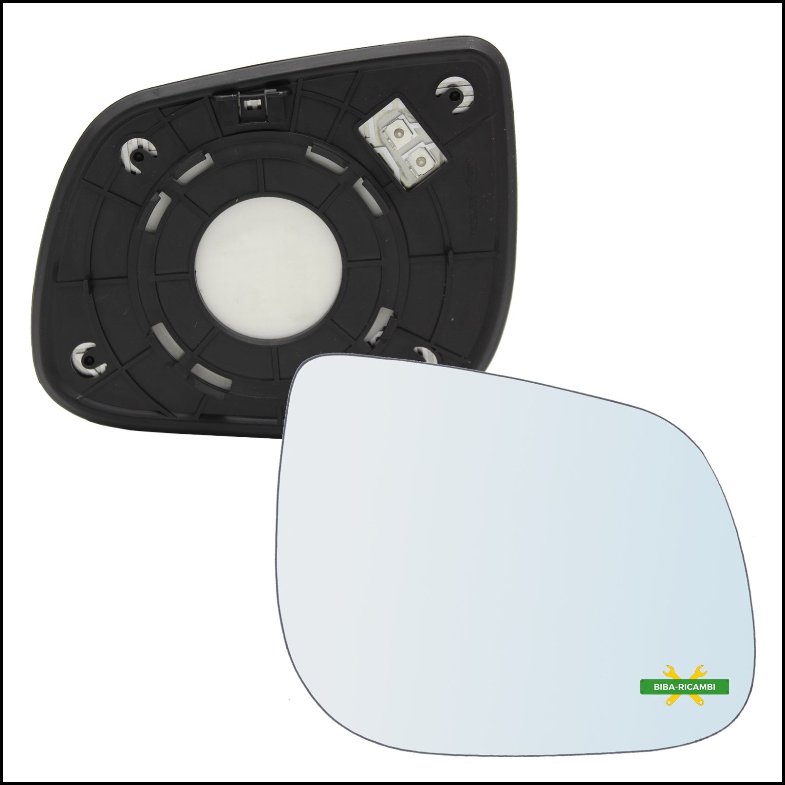 Piastra Specchio Retrovisore Termica Lato Dx-Passeggero Per Kia Picanto II (TA) dal 2011> BIBA-RICAMBI