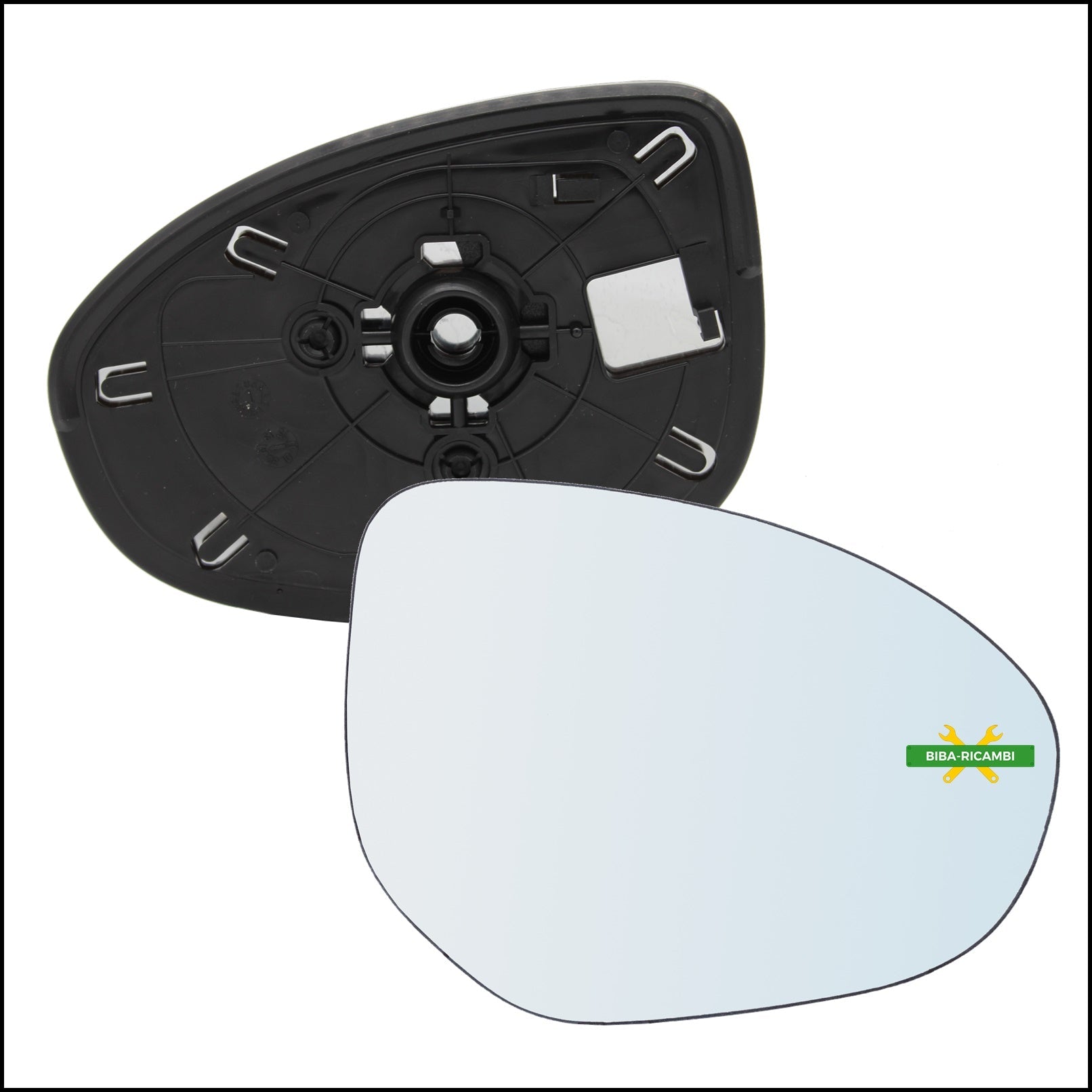 Piastra Specchio Retrovisore Lato Dx-Passeggero Per Mazda 2 III (DL) dal 2014> BIBA-RICAMBI