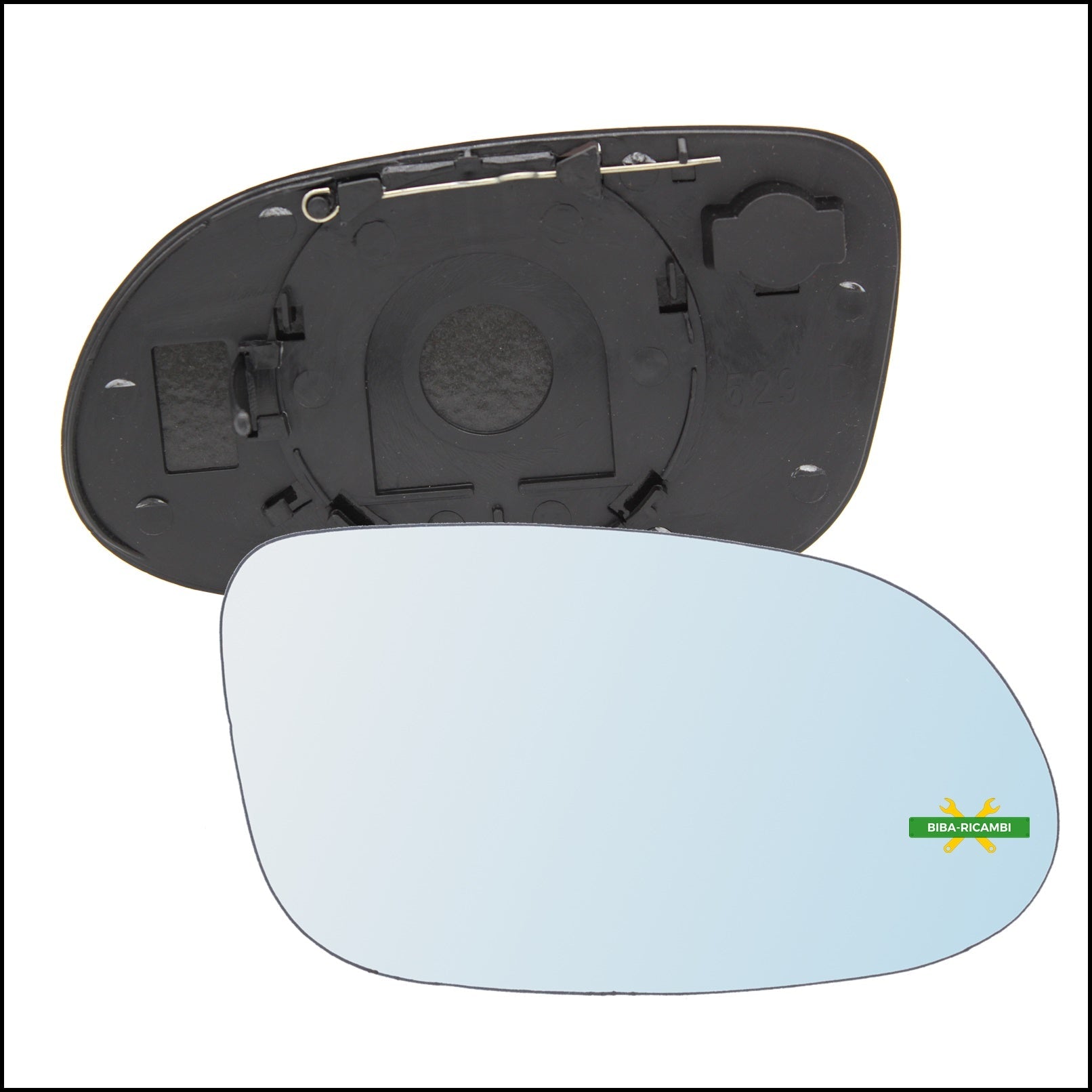 V. Piastra Specchio Retrovisore Lato Dx-Passeggero Per Mercedes Benz Classe A I (W168) dal 1997-2005 BIBA-RICAMBI