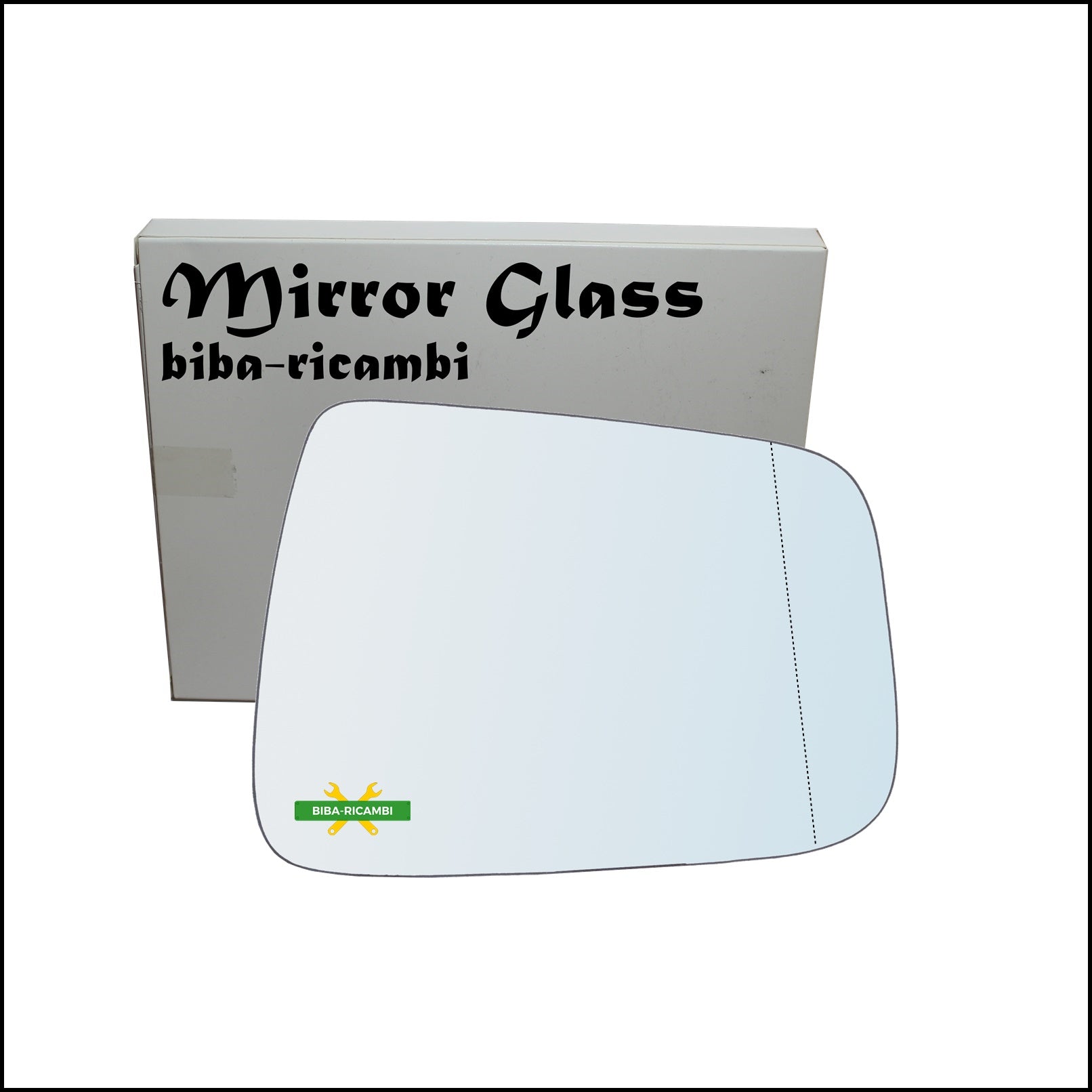 Vetro Specchio Retrovisore Asferico Lato Dx-Passeggero Per Honda Jazz II (GD) solo dal 2006-2008 BIBA-RICAMBI