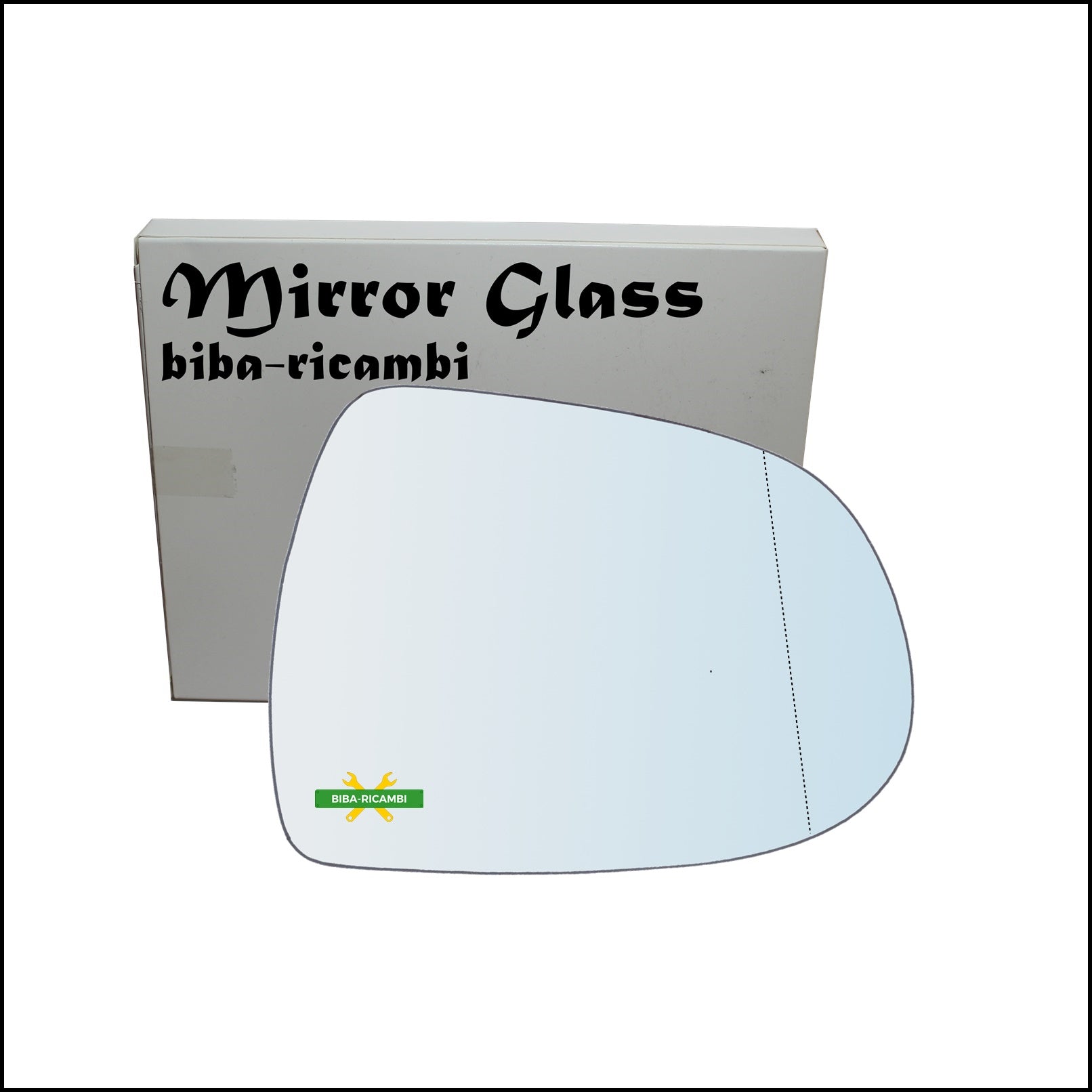 Vetro Specchio Retrovisore Asferico Lato Dx-Passeggero Per Hyundai i40 (VF) dal 2012> BIBA-RICAMBI