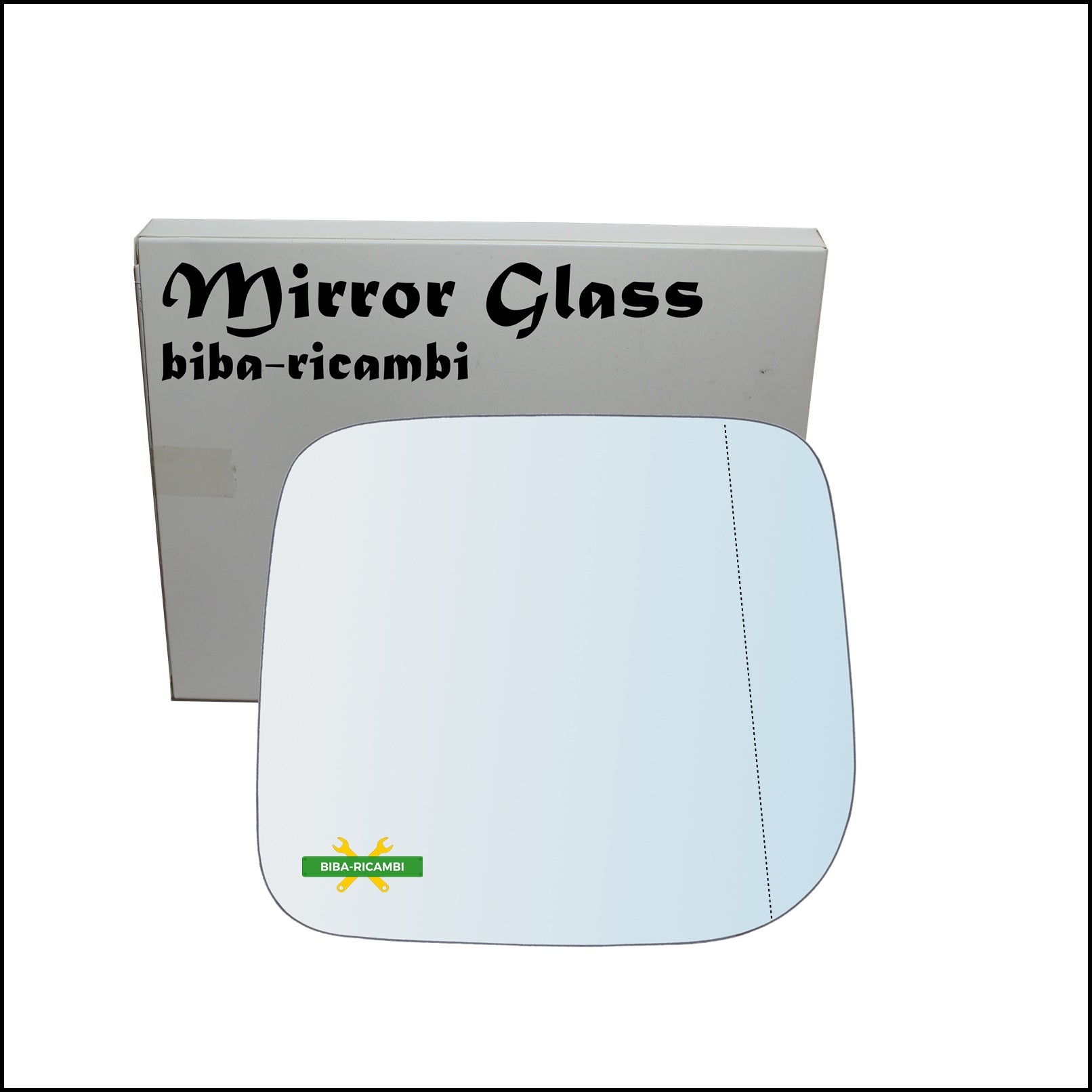 Vetro Specchio Asferico Lato Dx-Passeggero Per Hyundai Galloper II (JK) dal 1997-2003 BIBA-RICAMBI