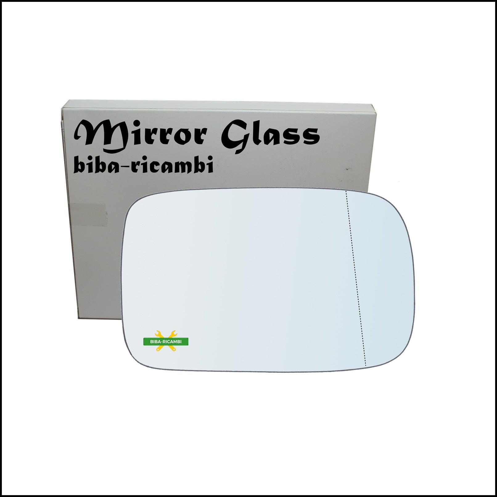 Vetro Specchio Retrovisore Asferico Lato Dx-Passeggero Per Skoda Felicia I (6U) dal 1994-2001 BIBA-RICAMBI