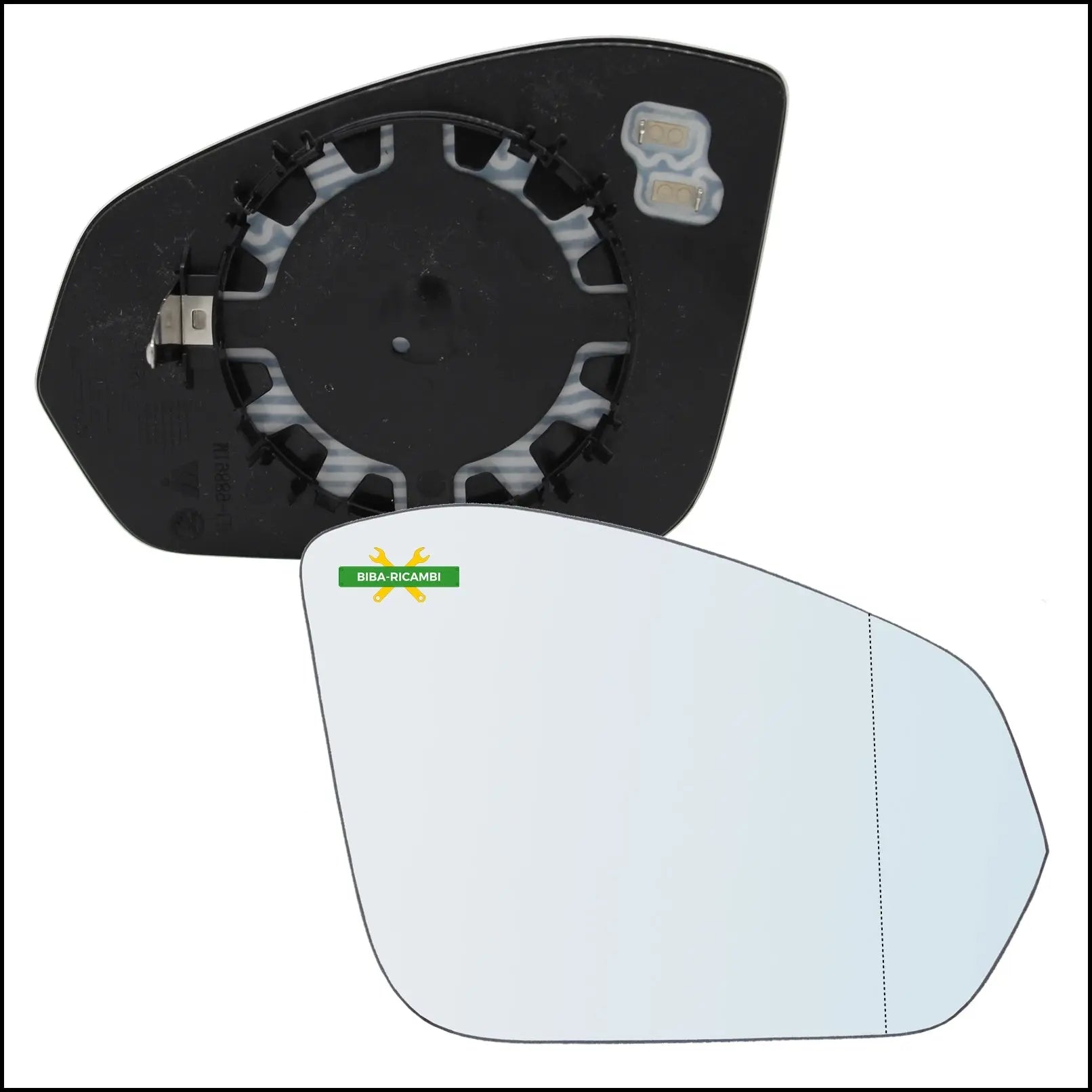 Piastra Specchio Retrovisore Termica Asferica Lato Dx-Passeggero Per Skoda Fabia IV (PJ3) dal 2021> BIBA-RICAMBI