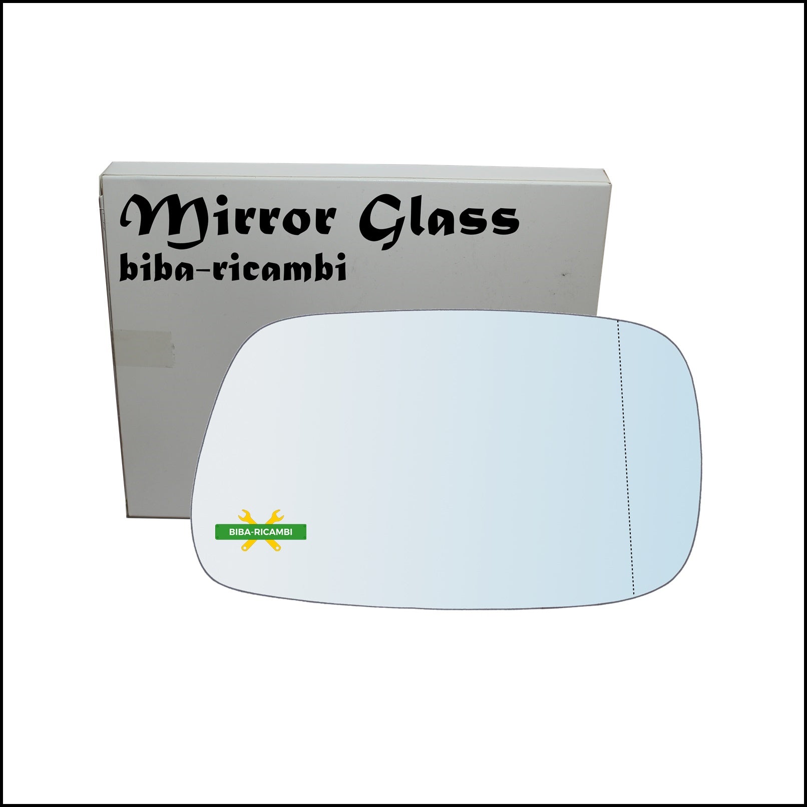 Vetro Specchio Retrovisore Asferico Lato Dx-Passeggero Per Toyota Avensis (T22) dal 1997-2003 BIBA-RICAMBI