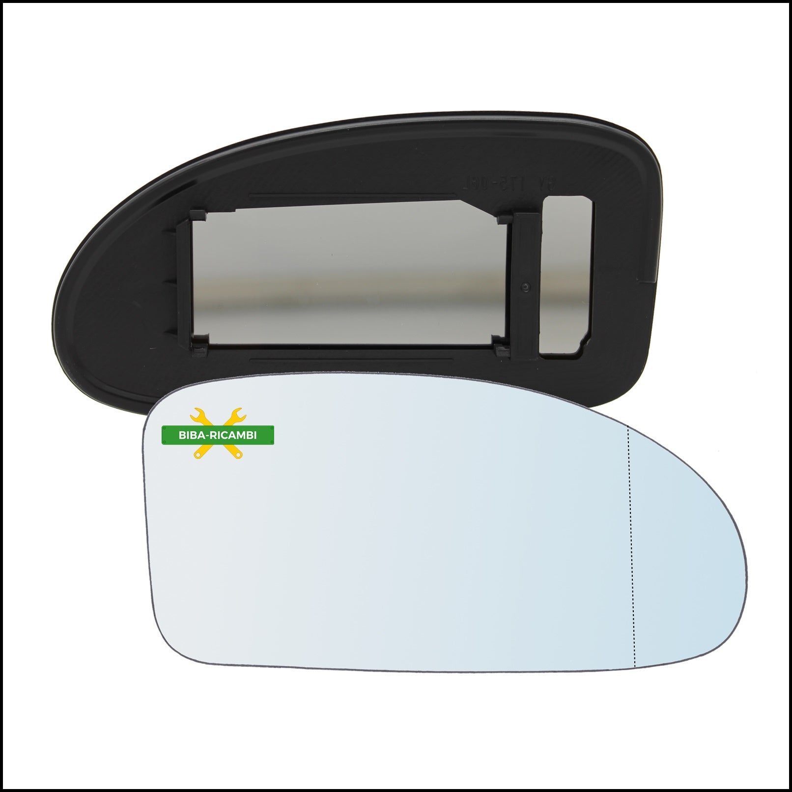 Piastra Retrovisore Asferica Lato Dx-Passeggero Per Ford Focus I solo dal 1998-2004 BIBA-RICAMBI