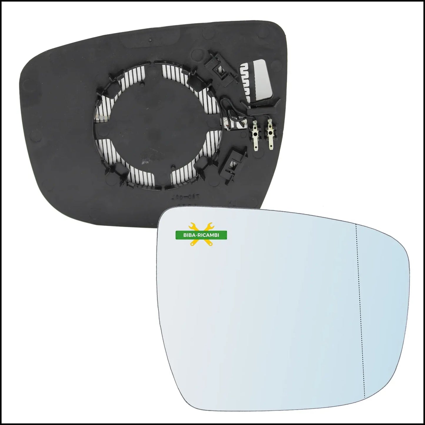 Piastra Specchio Retrovisore Termica Asferica Lato Dx-Passeggero Per Nissan X-Trail III (T32) dal 2013> BIBA-RICAMBI