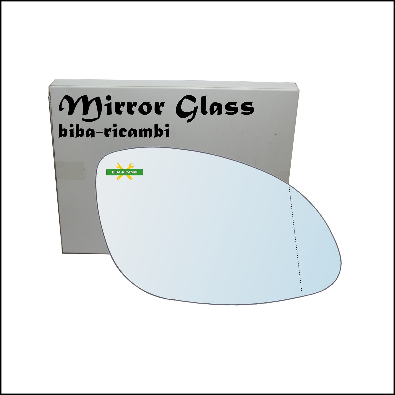 Vetro Specchio Retrovisore Asferico Lato Dx-Passeggero Per Opel Vectra B (J96) dal 1995-2004 BIBA-RICAMBI