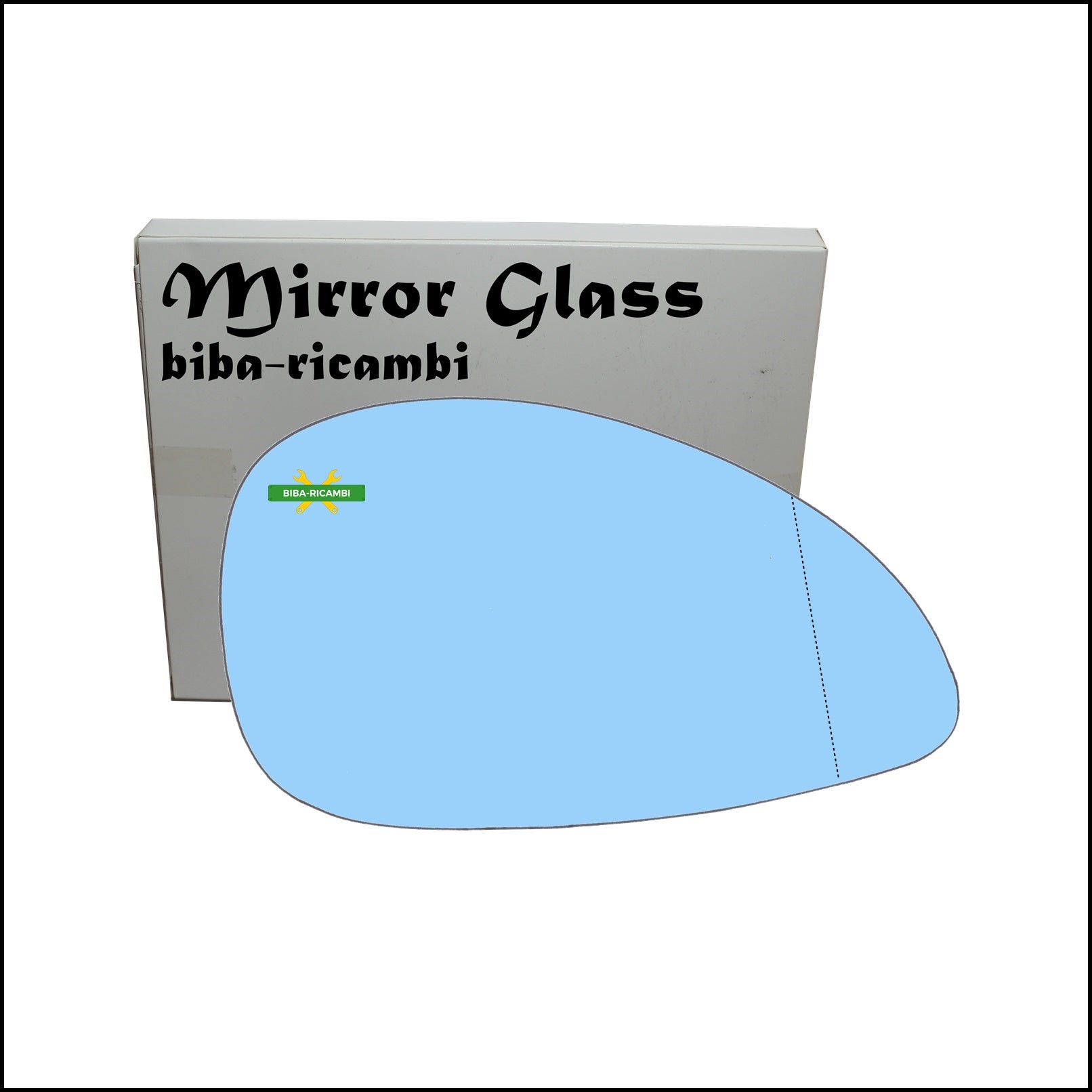 Vetro Specchio Retrovisore Blue Asferico Lato Dx-Passeggero Per Citroen C4 I solo dal 2005-2009 BIBA-RICAMBI
