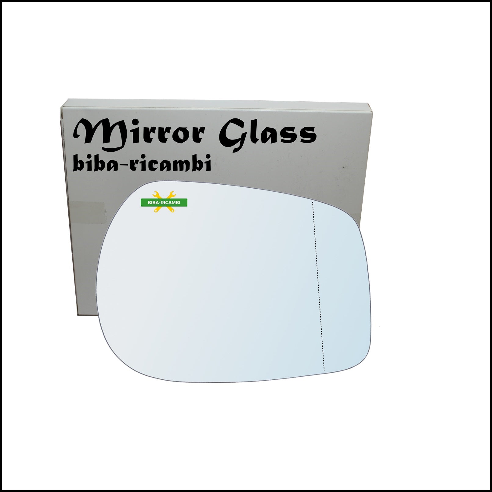 Vetro Specchio Retrovisore Cromato Asferico Lato Dx-Passeggero Per DR 5 dal 2007> BIBA-RICAMBI