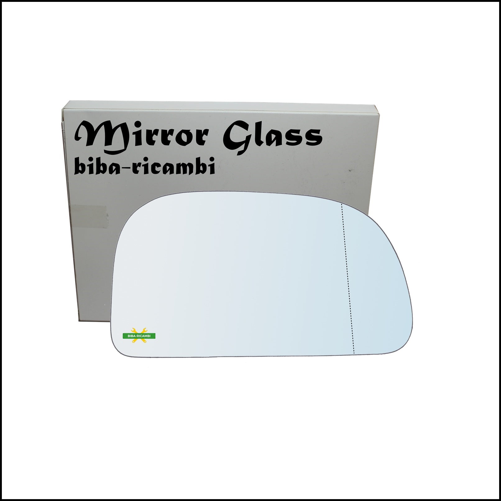 Vetro Specchio Retrovisore Asferico Lato Dx-Passeggero Per Mitsubishi Space Star I (DG) dal 1998-2004 BIBA-RICAMBI