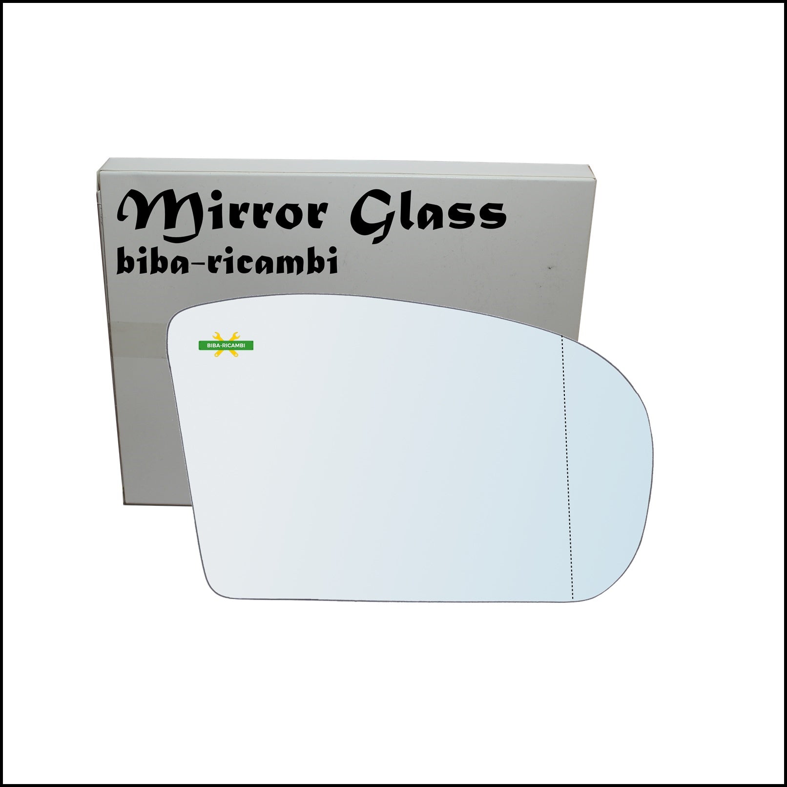 Vetro Specchio Retrovisore Cromato Asferico Lato Dx-Passeggero Per Mercedes Benz Classe S Coupé (C215) dal 1999-2006 BIBA-RICAMBI