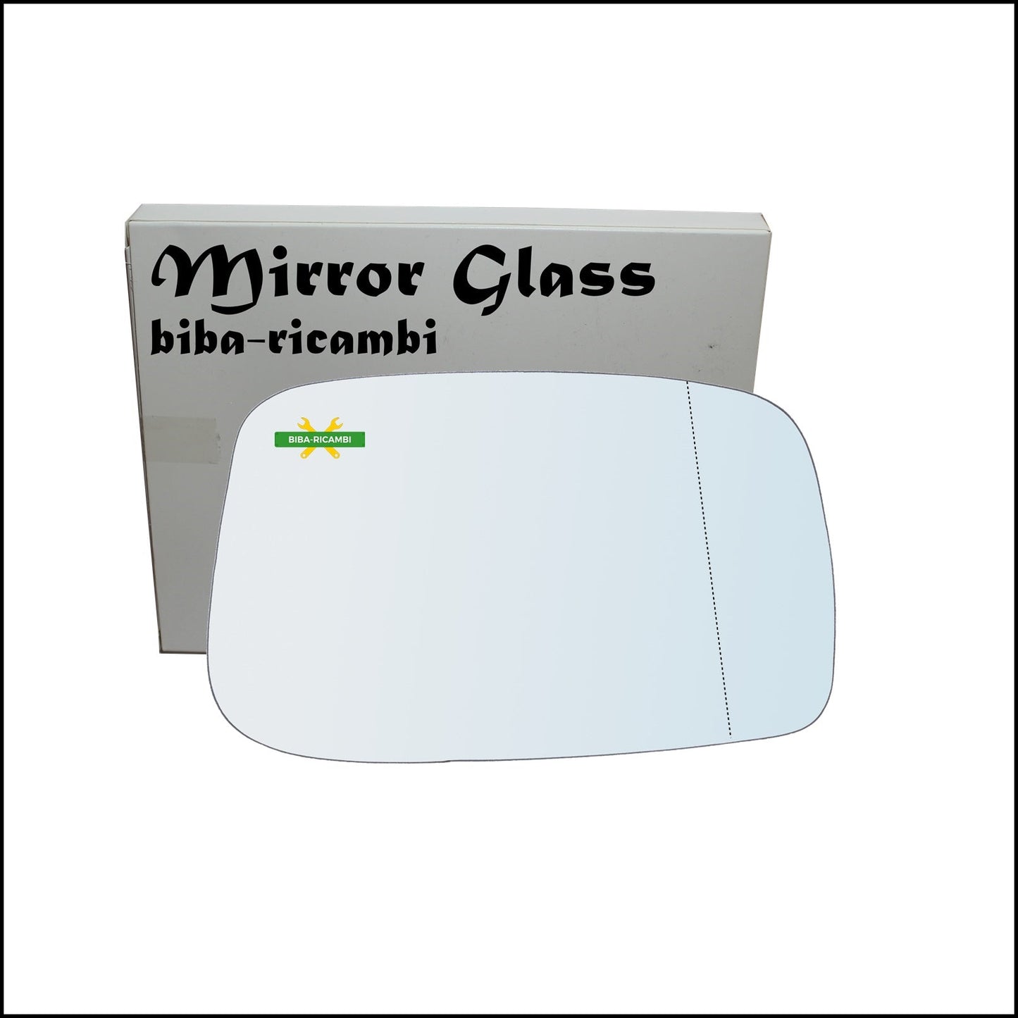Vetro Specchio Retrovisore Cromato Asferico Lato Dx-Passeggero Per Peugeot 807 (E) dal 2002-2008 BIBA-RICAMBI