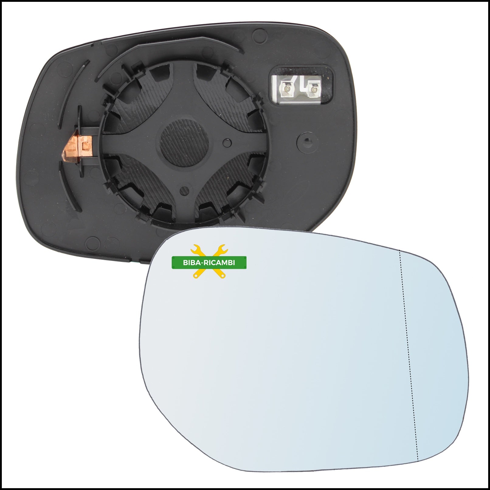 Piastra Retrovisore Asferica Termica Lato Dx-Passeggero Per Infiniti Q70 (Y51) dal 2013> BIBA-RICAMBI