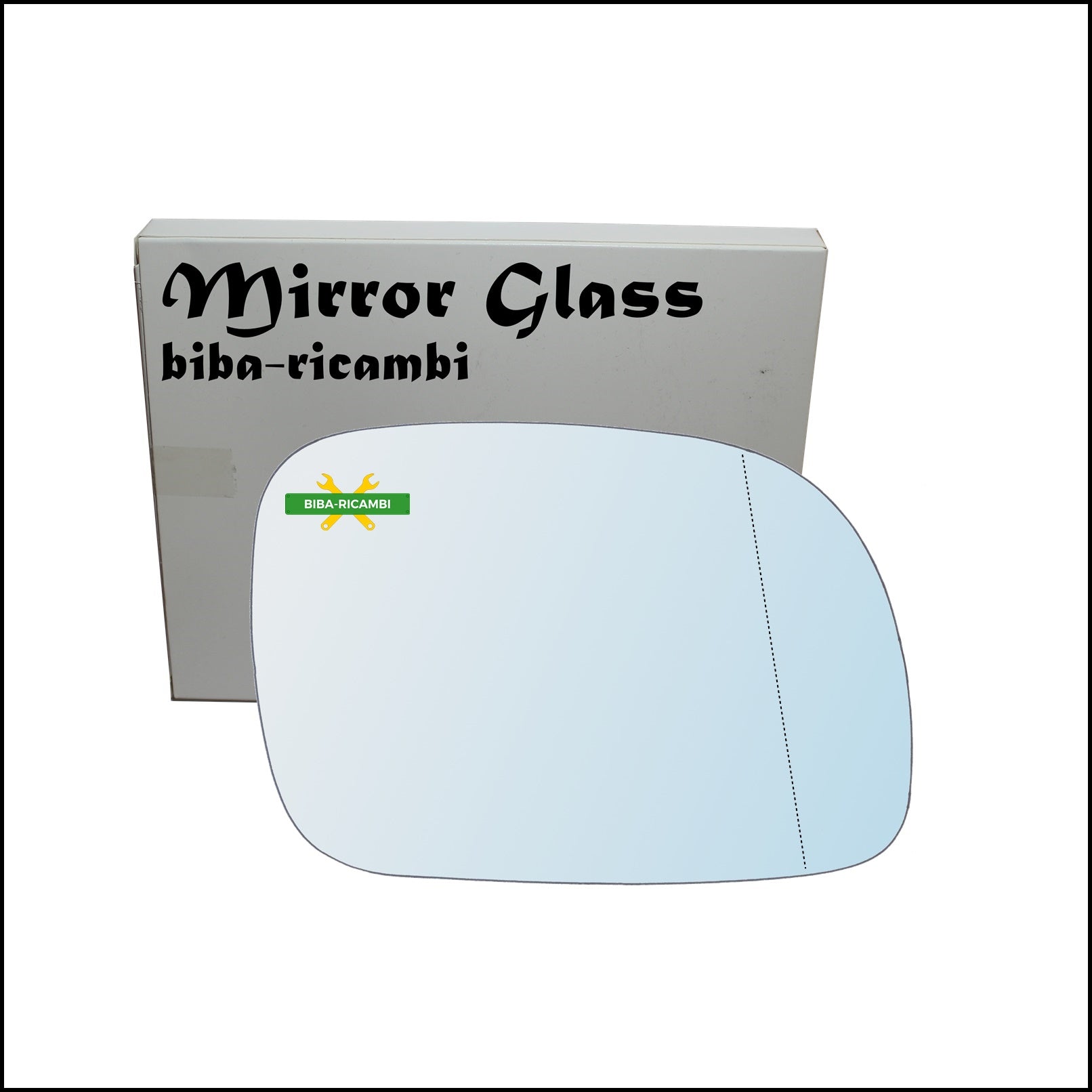 Vetro Specchio Retrovisore Asferico Lato Dx-Passeggero Per Chrysler Voyager IV (RG) dal 1999-2008 BIBA-RICAMBI