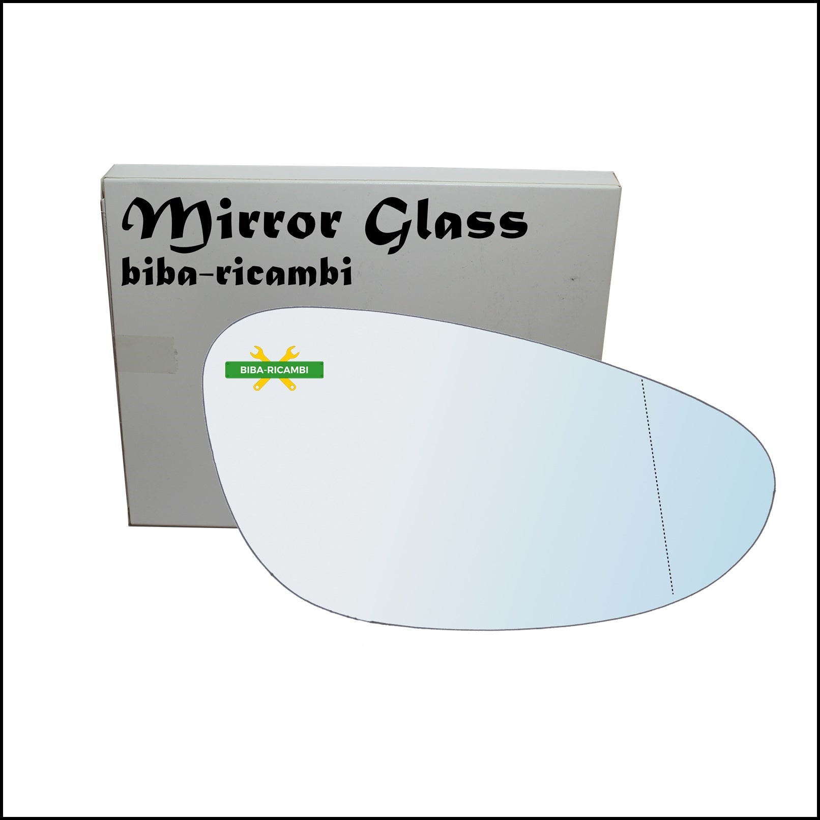 Vetro Specchio Retrovisore Asferico Lato Dx-Passeggero Per Porsche 911 (996) dal 2003-2005 BIBA-RICAMBI