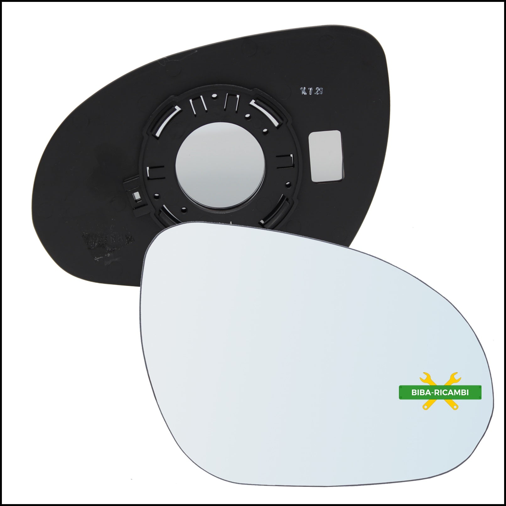 Piastra Retrovisore Lato Dx-Passeggero Per Hyundai i30 I (FD) dal 2007-2010 BIBA-RICAMBI