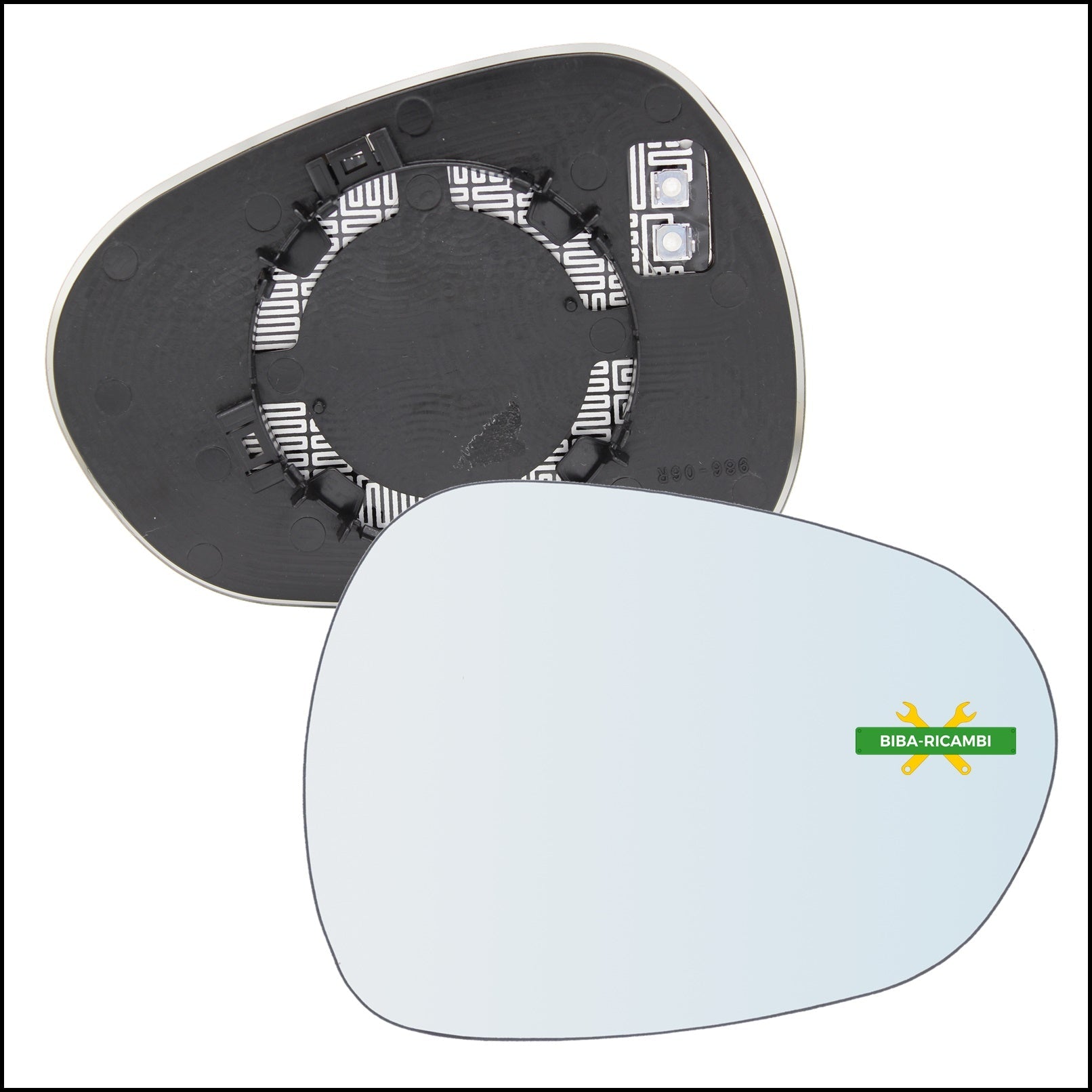 Piastra Retrovisore Termica Lato Dx-Passeggero Per Alfa Romeo Giulia (952) dal 2015> BIBA-RICAMBI