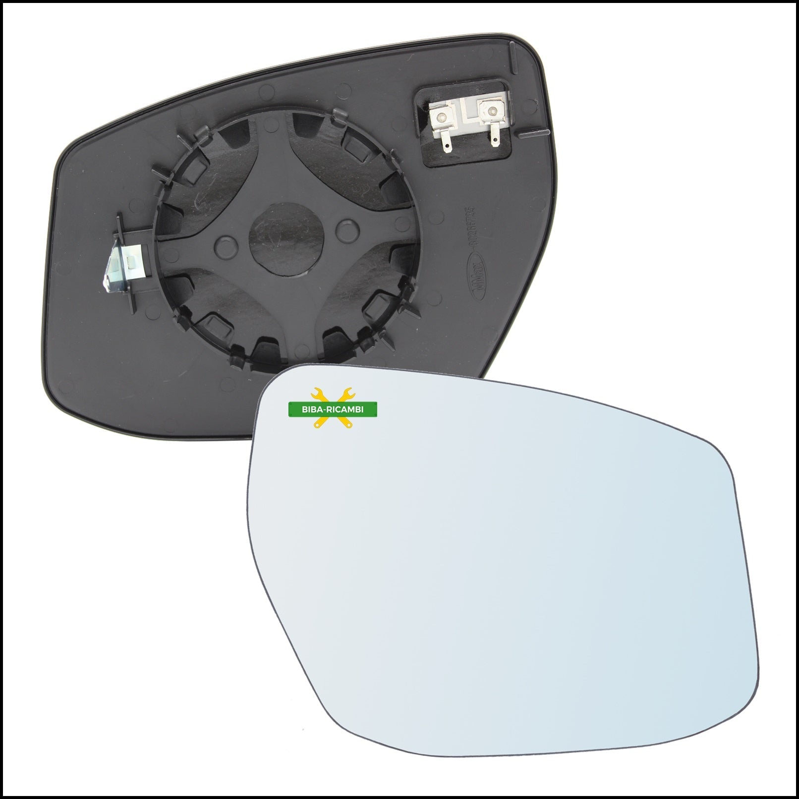 Piastra Retrovisore Termica Lato Dx-Passeggero Per Nissan Pulsar III (C13) dal 2012> BIBA-RICAMBI