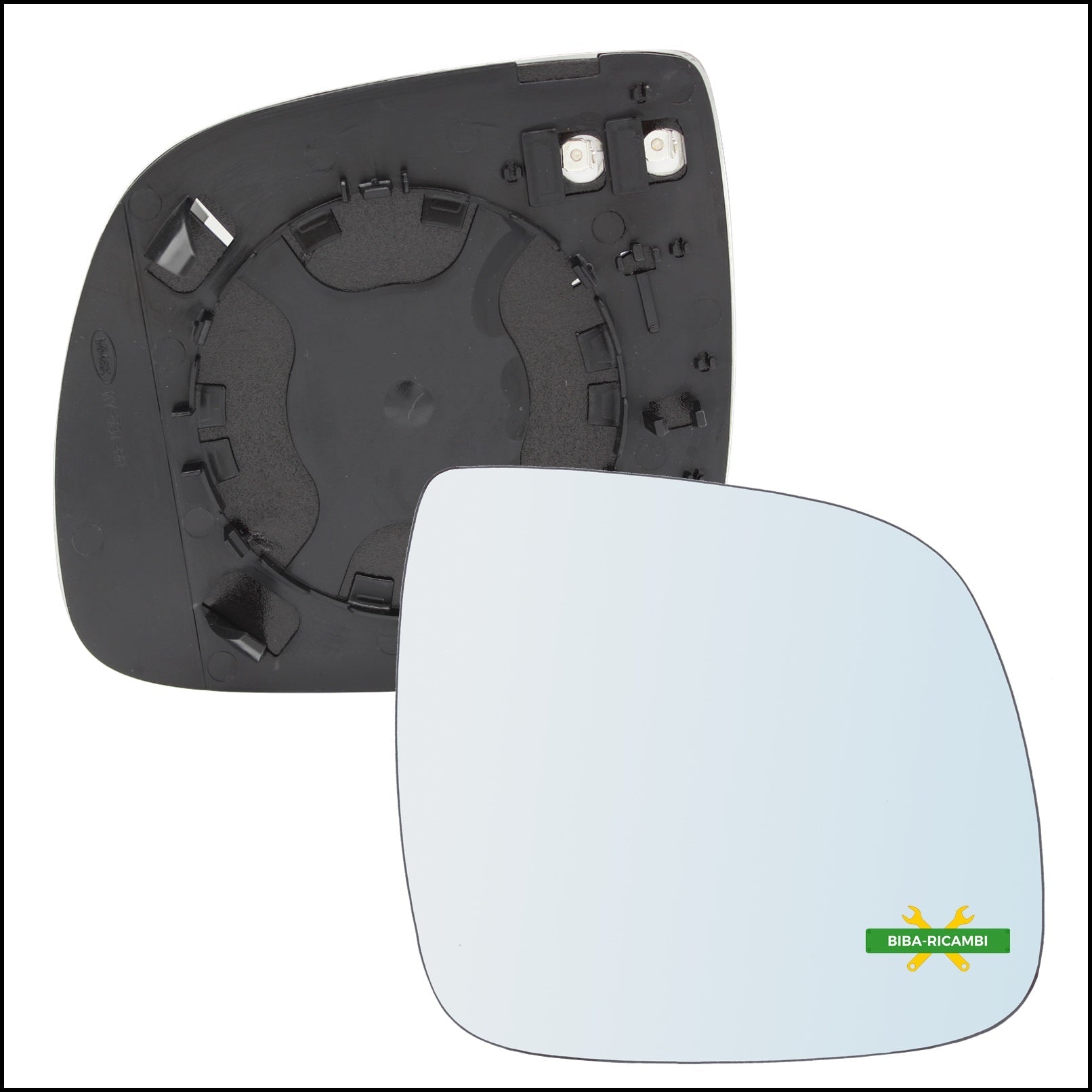 Piastra Retrovisore Termico Attacco Ø 108 Lato Dx-Passeggero Per Volkswagen Amarok (2HA) dal 2010> BIBA-RICAMBI