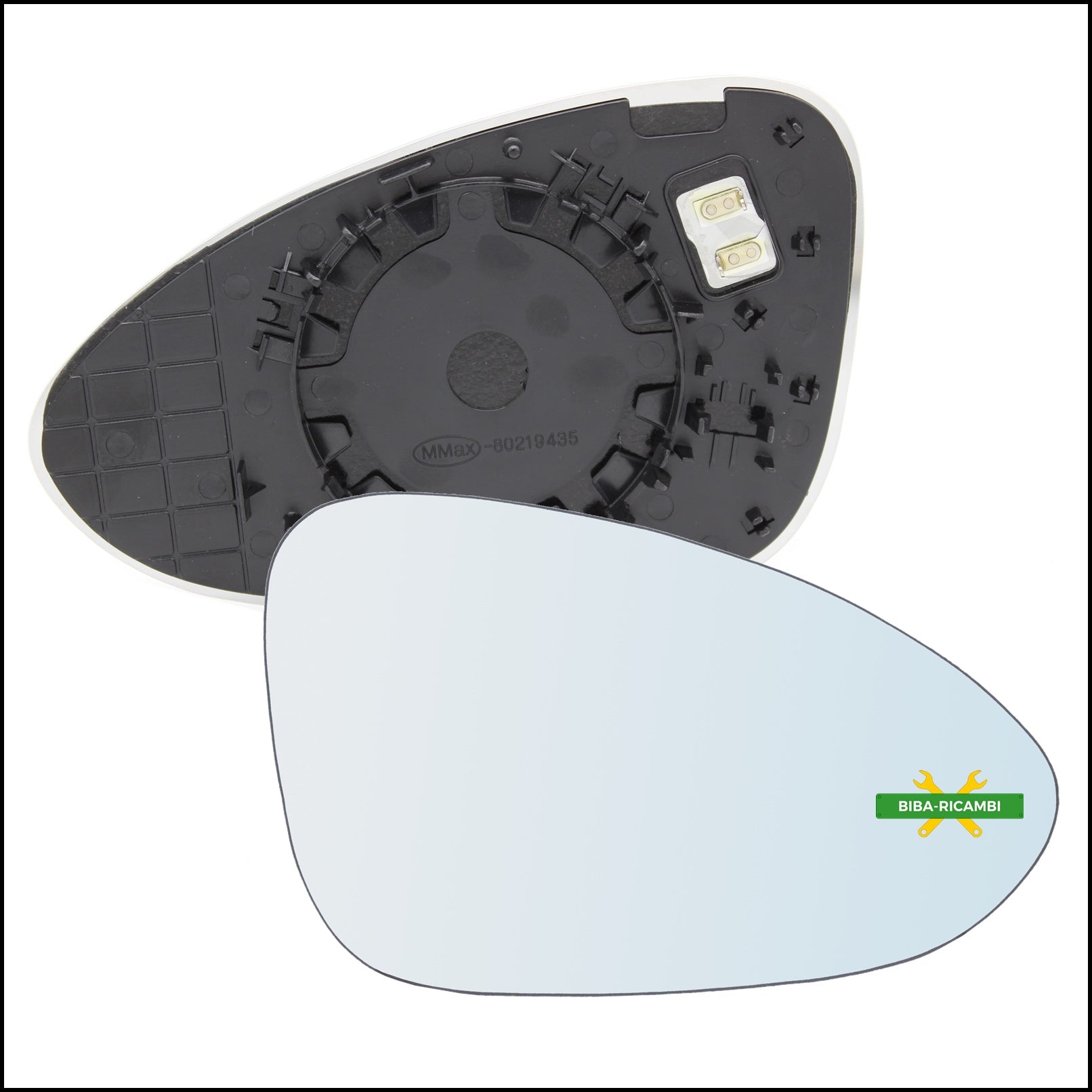 Piastra Retrovisore Termica Lato Dx-Passeggero Per Porsche Panamera II (971) dal 2016> BIBA-RICAMBI