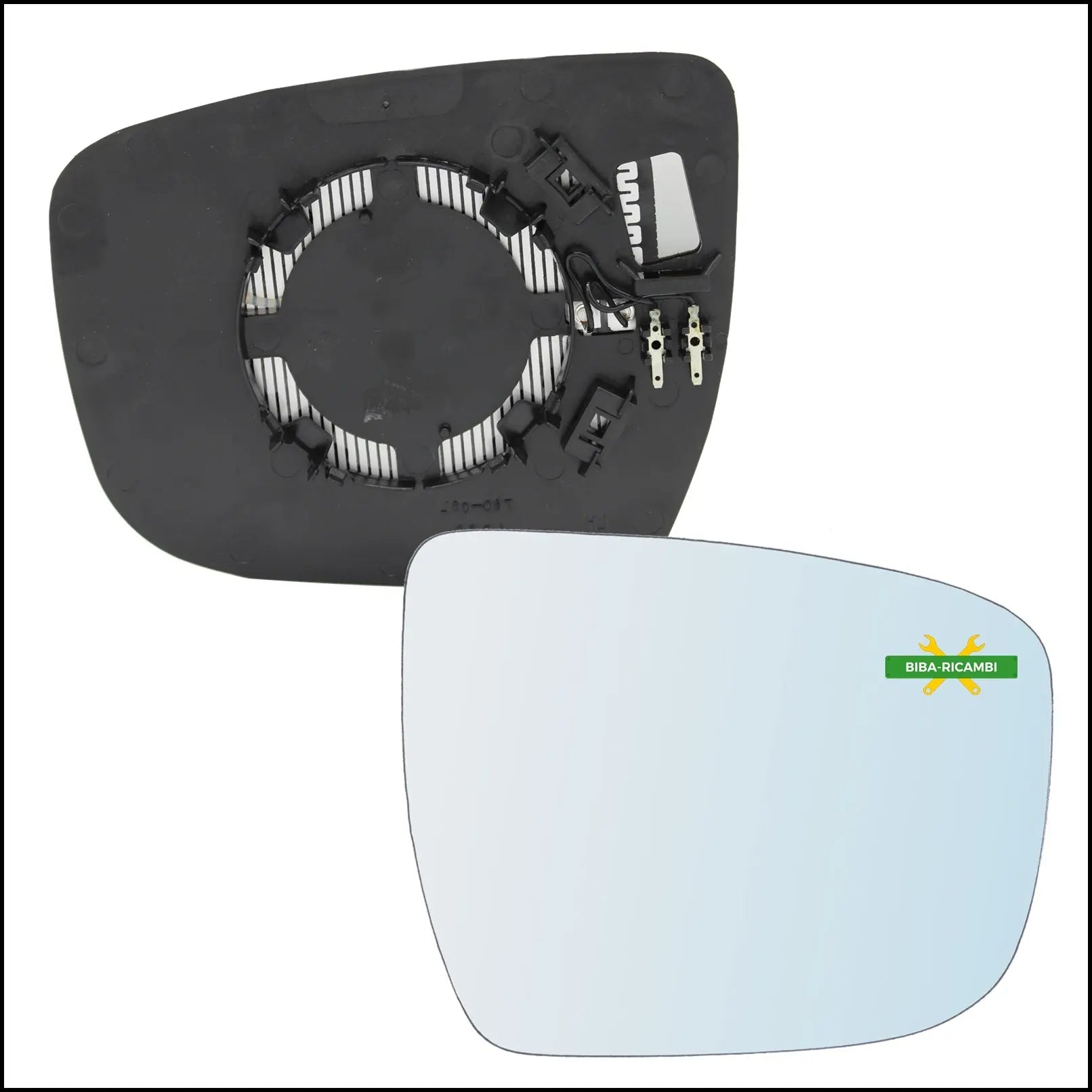 Piastra Specchio Retrovisore Termica Lato Dx-Passeggero Per Nissan Qashqai II (J11) dal 2013> BIBA-RICAMBI