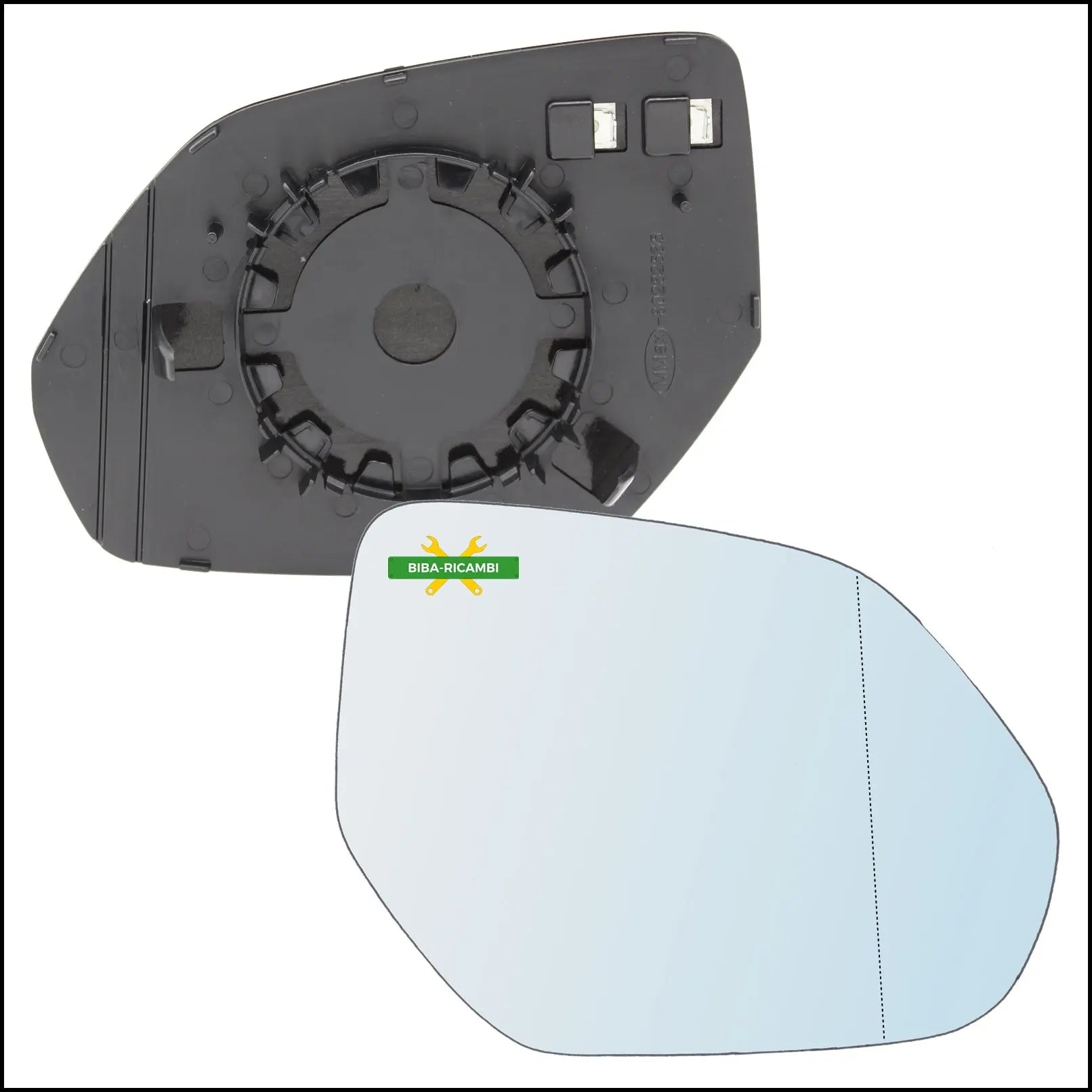 Piastra Retrovisore Termica Asferica Lato Dx-Passeggero Per Audi Q8 I (4MN) dal 2018> BIBA-RICAMBI