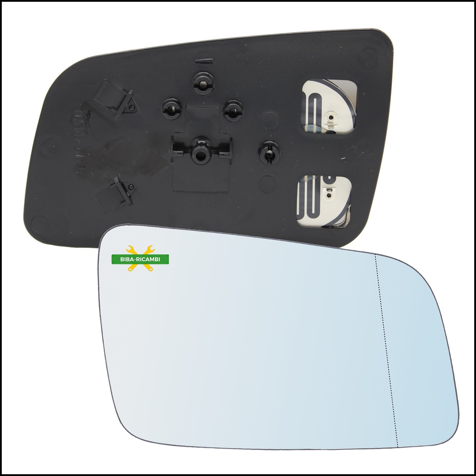 Piastra Retrovisore Termica Asferica Lato Dx-Passeggero Per Opel Astra G (T98) solo dal 1998-2004 BIBA-RICAMBI