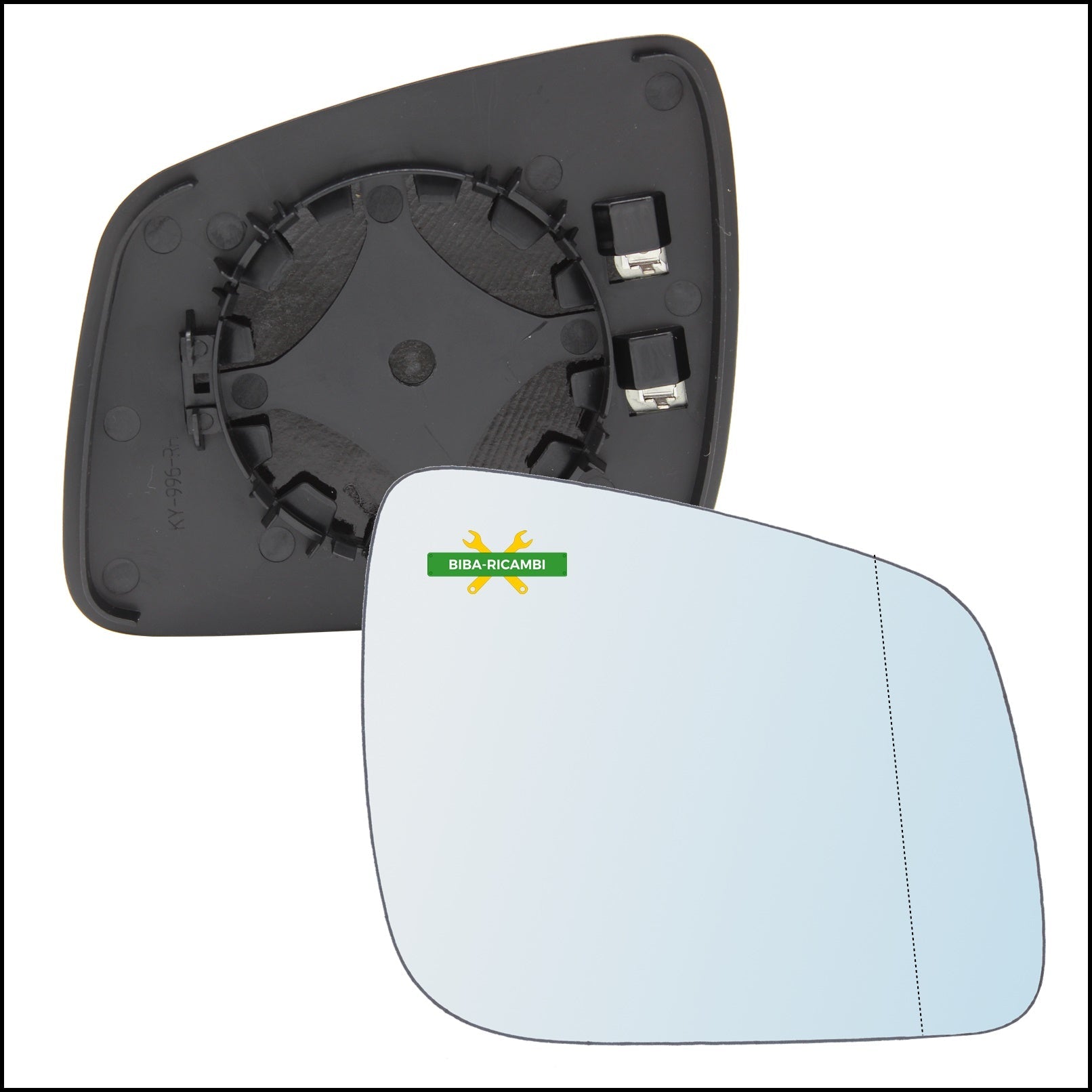 V. Piastra Retrovisore Termica Asferica Lato Dx-Passeggero Per Mercedes Classe A (W169) solo dal 2008-2012 BIBA-RICAMBI