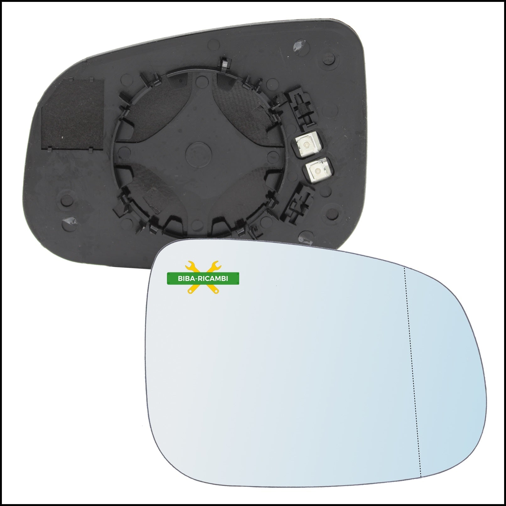V. Piastra Retrovisore Termica Asferica Lato Dx-Passeggero Per Volvo C30 (533) solo dal 2010-2013 BIBA-RICAMBI