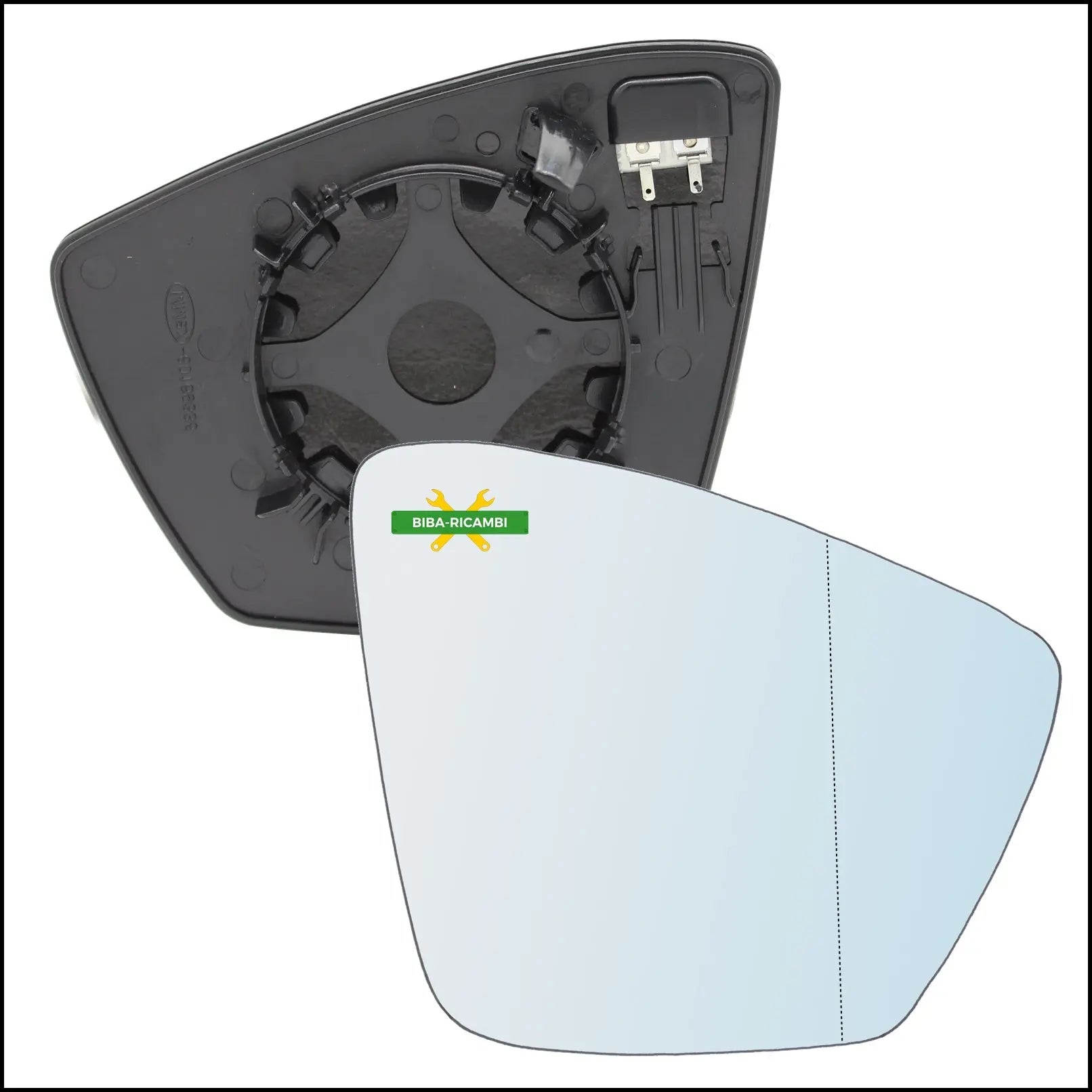 Piastra Retrovisore Termica Asferica Lato Dx-Passeggero Per Skoda Karoq (NU7) dal 2017> BIBA-RICAMBI