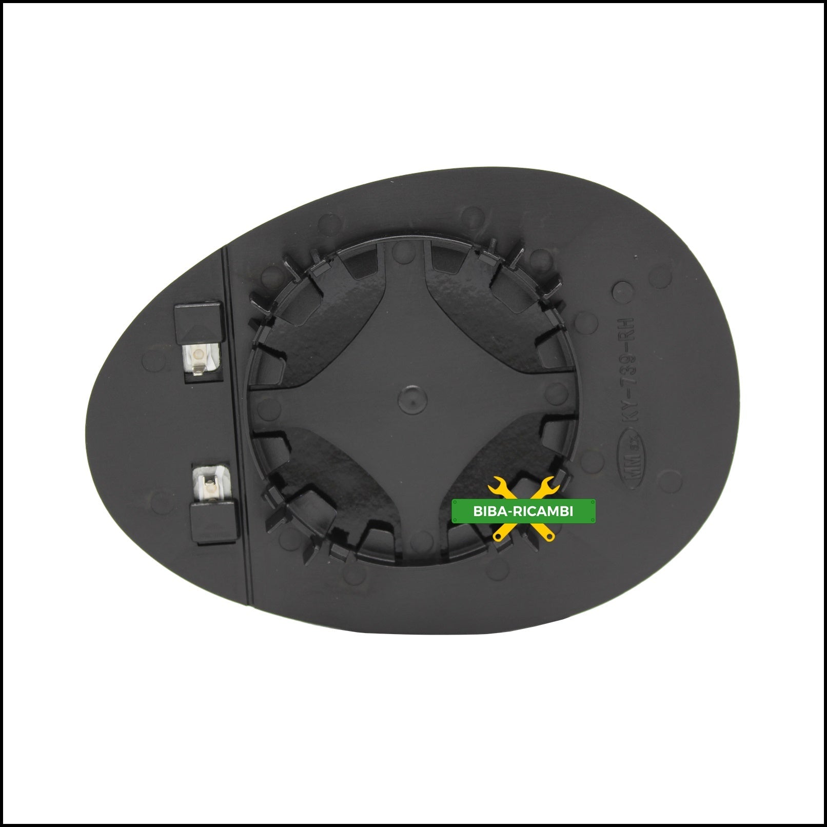 Specchio Piastra Retrovisore Termica Lato Dx-Passeggero Per Mini Cooper (R57) Cabrio solo dal 2007-2011 BIBA-RICAMBI