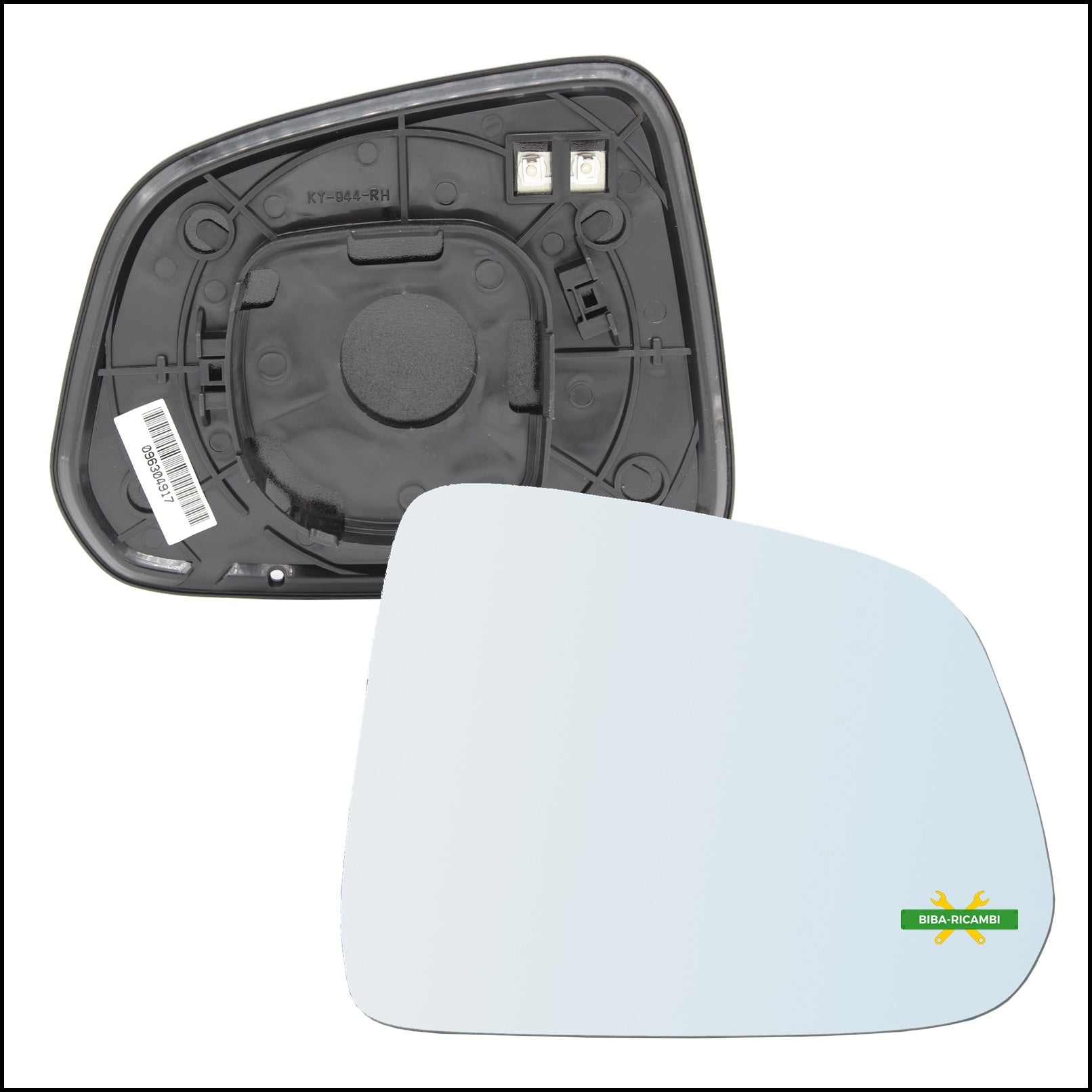 V. Piastra Retrovisore Termica Lato Dx-Passeggero Per Opel Antara (L07) dal 2006> BIBA-RICAMBI