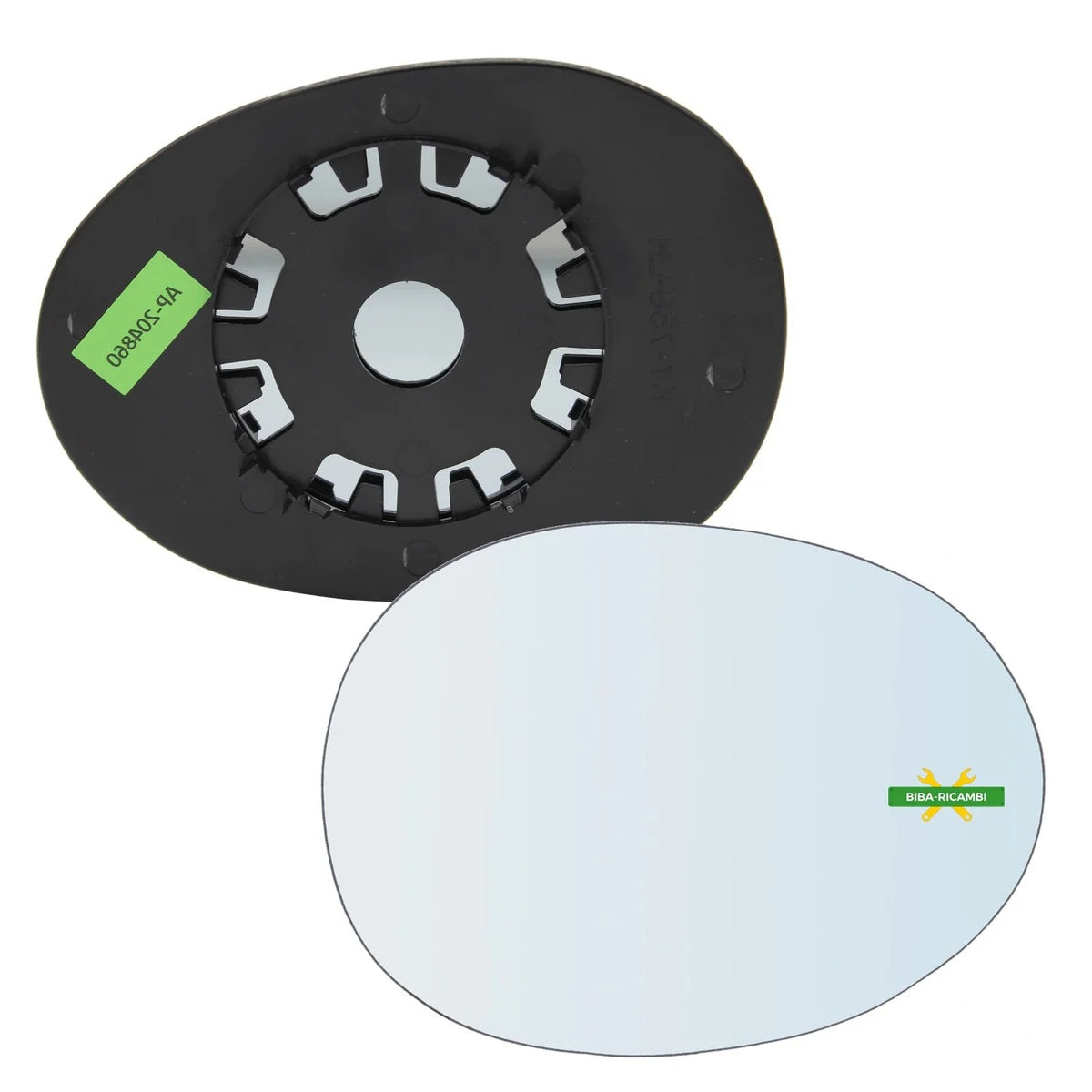Piastra Specchio Retrovisore Lato DX-Passeggero Per Citroen C1 I (PM) dal 2005-2014..