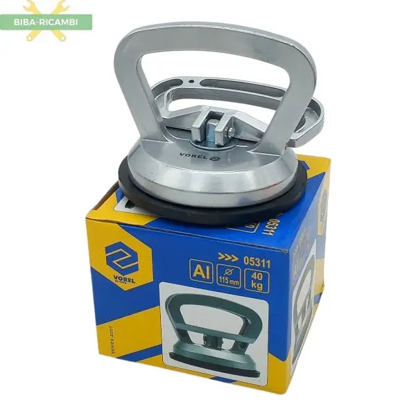 Doppia Ventosa In Alluminio 50 Kg | Ø 112 mm BIBA-RICAMBI
