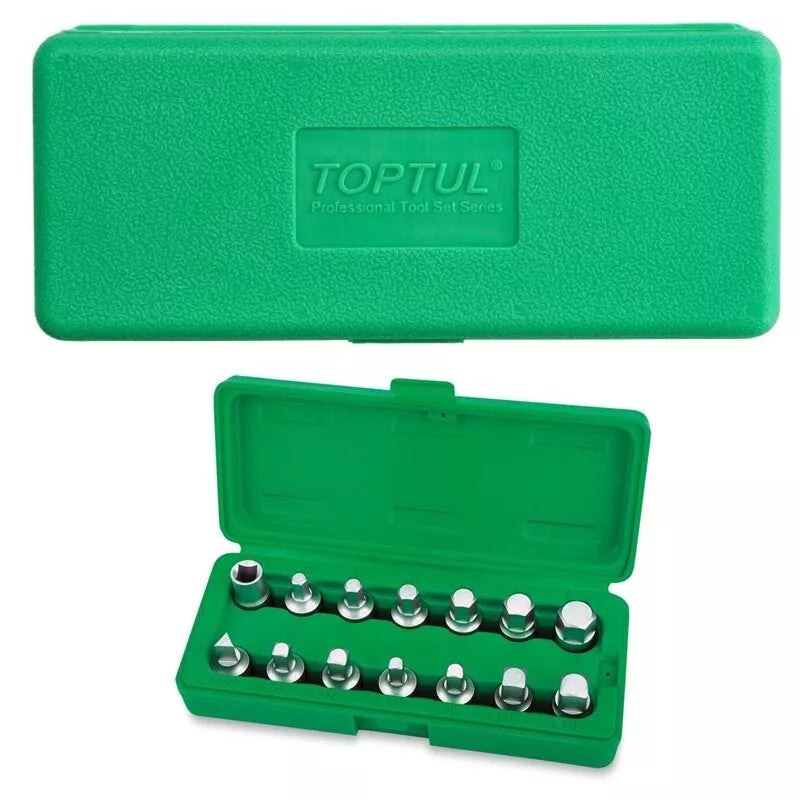 Serie Chiavi Bussola Per Tappi Olio Uso Professionale Marca Toptul TOPTUL